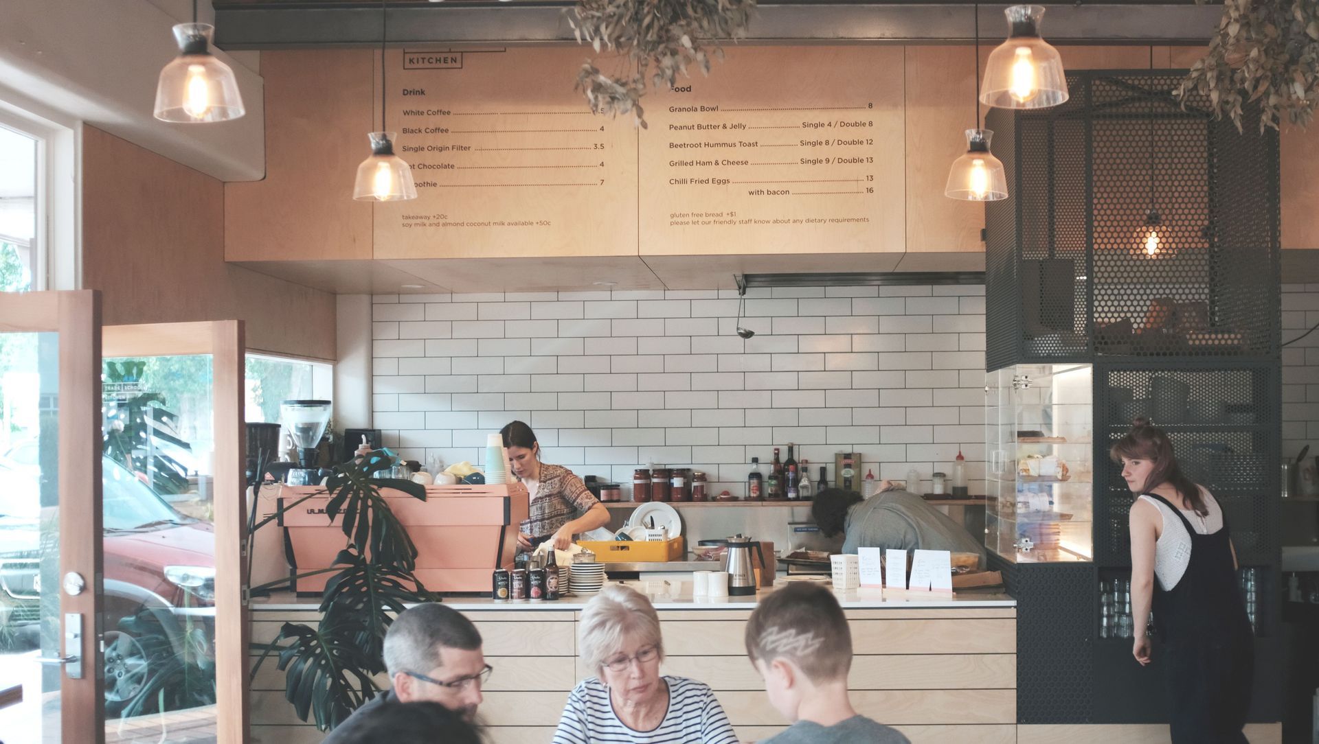 Trade School Cafe Naenae banner