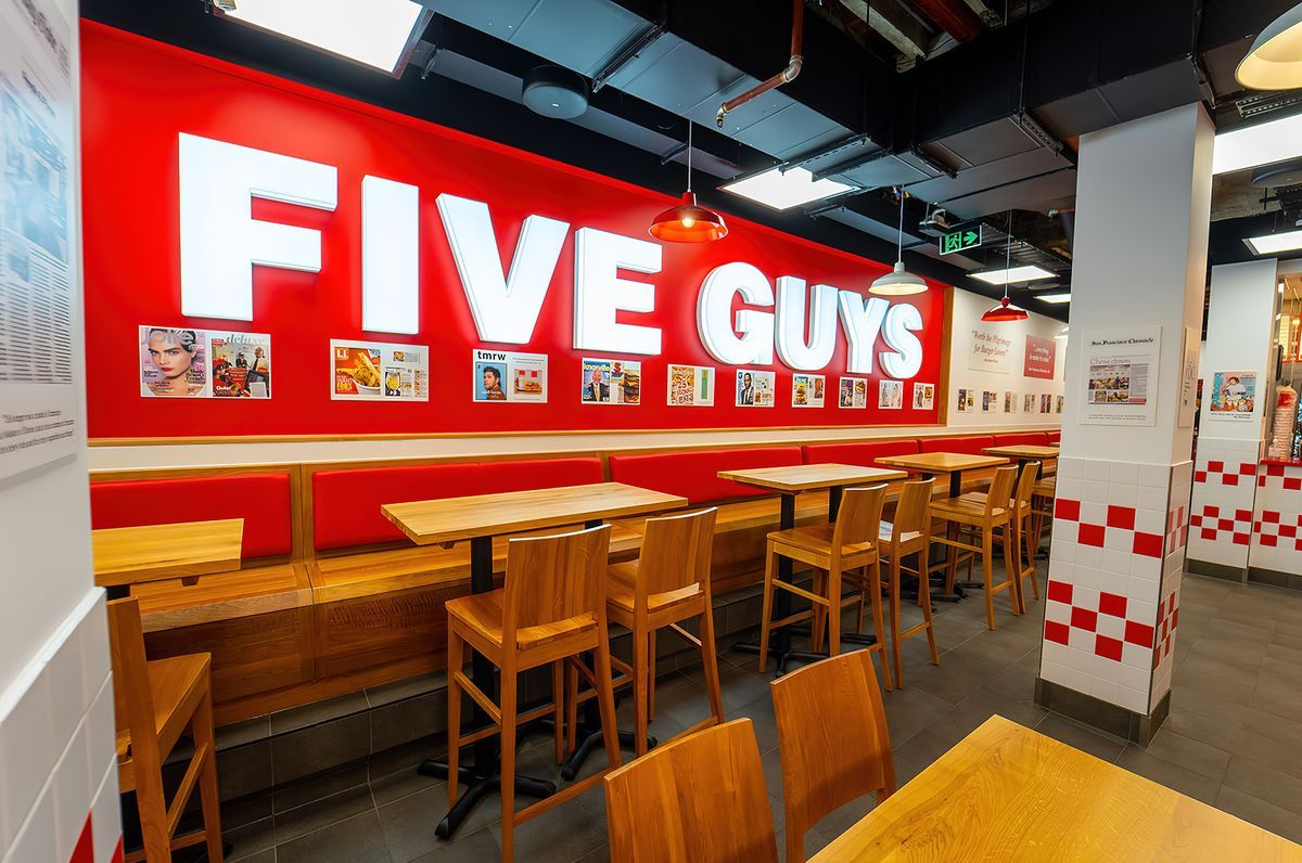 Five Guys, George Street, Sydney