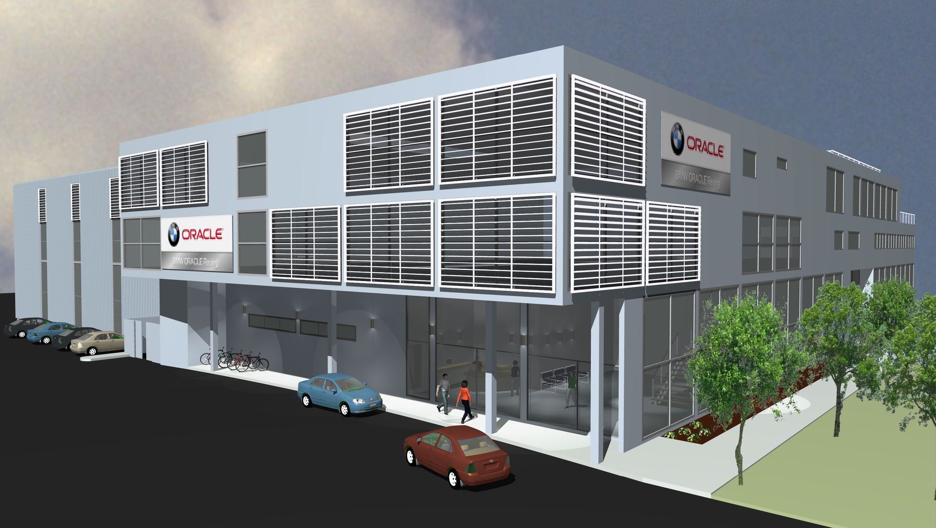 BMW Oracle Racing Americas Cup Base banner