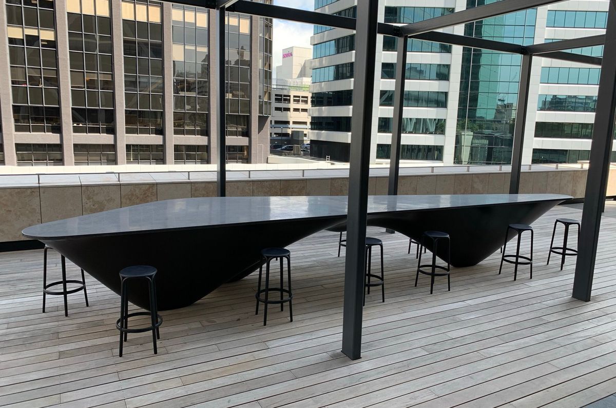 Commercial Bay - Concrete table