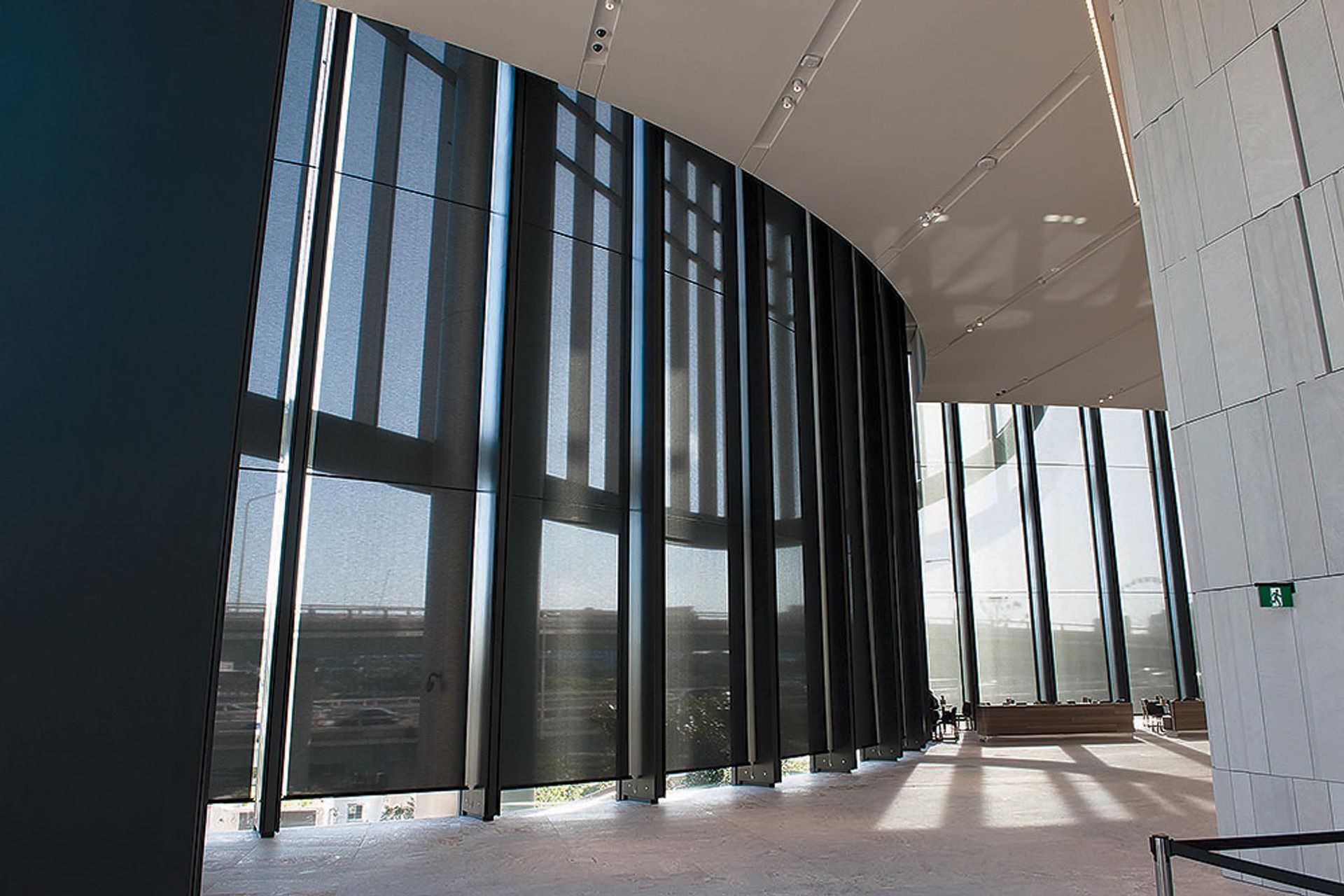 Vertilux-one-William-street-Brisbane-Euroscreen-Roller-Blind-Nero-Greenstar-2.jpg