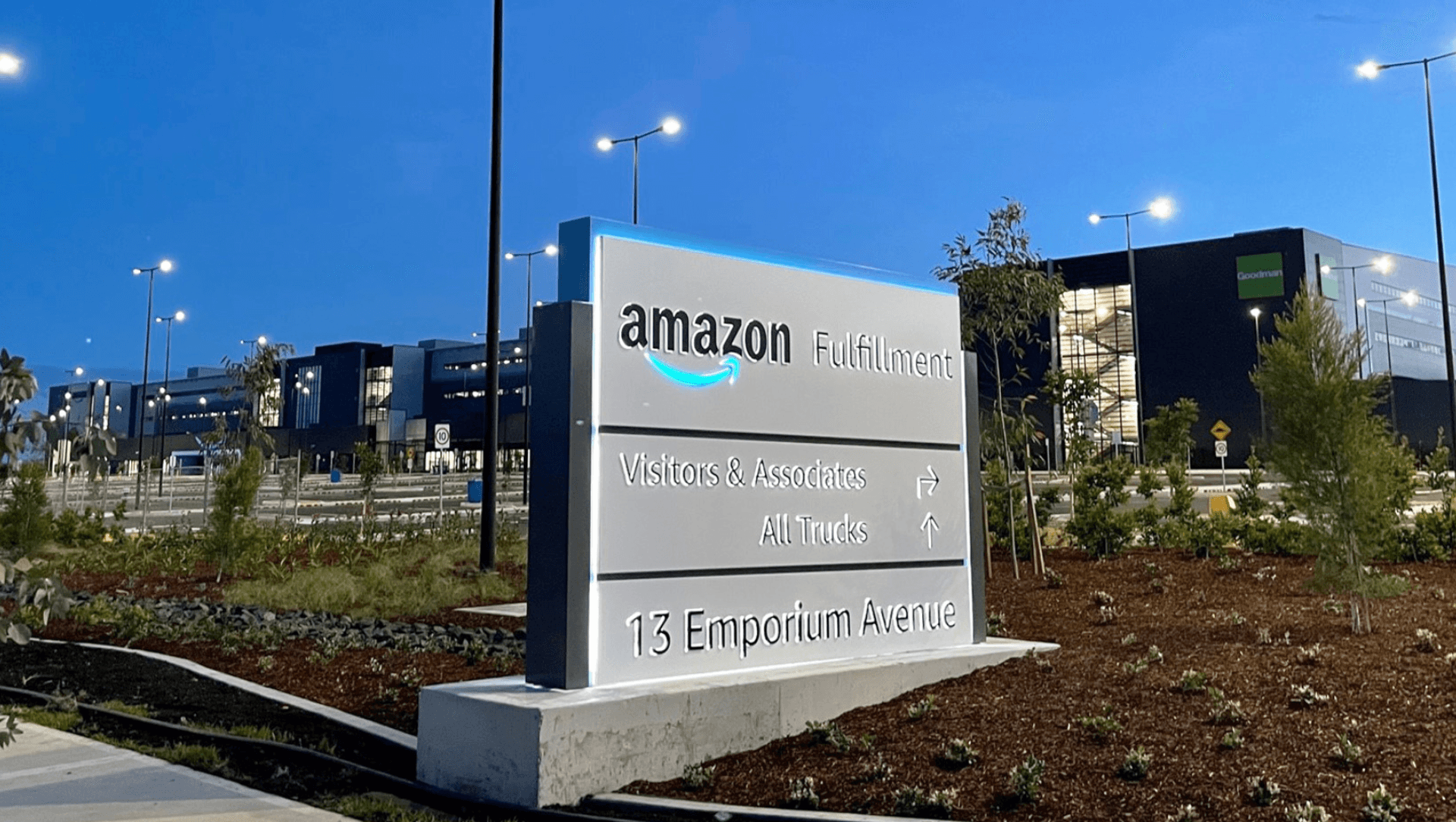 Amazon Fulfillment Centre, NSW banner