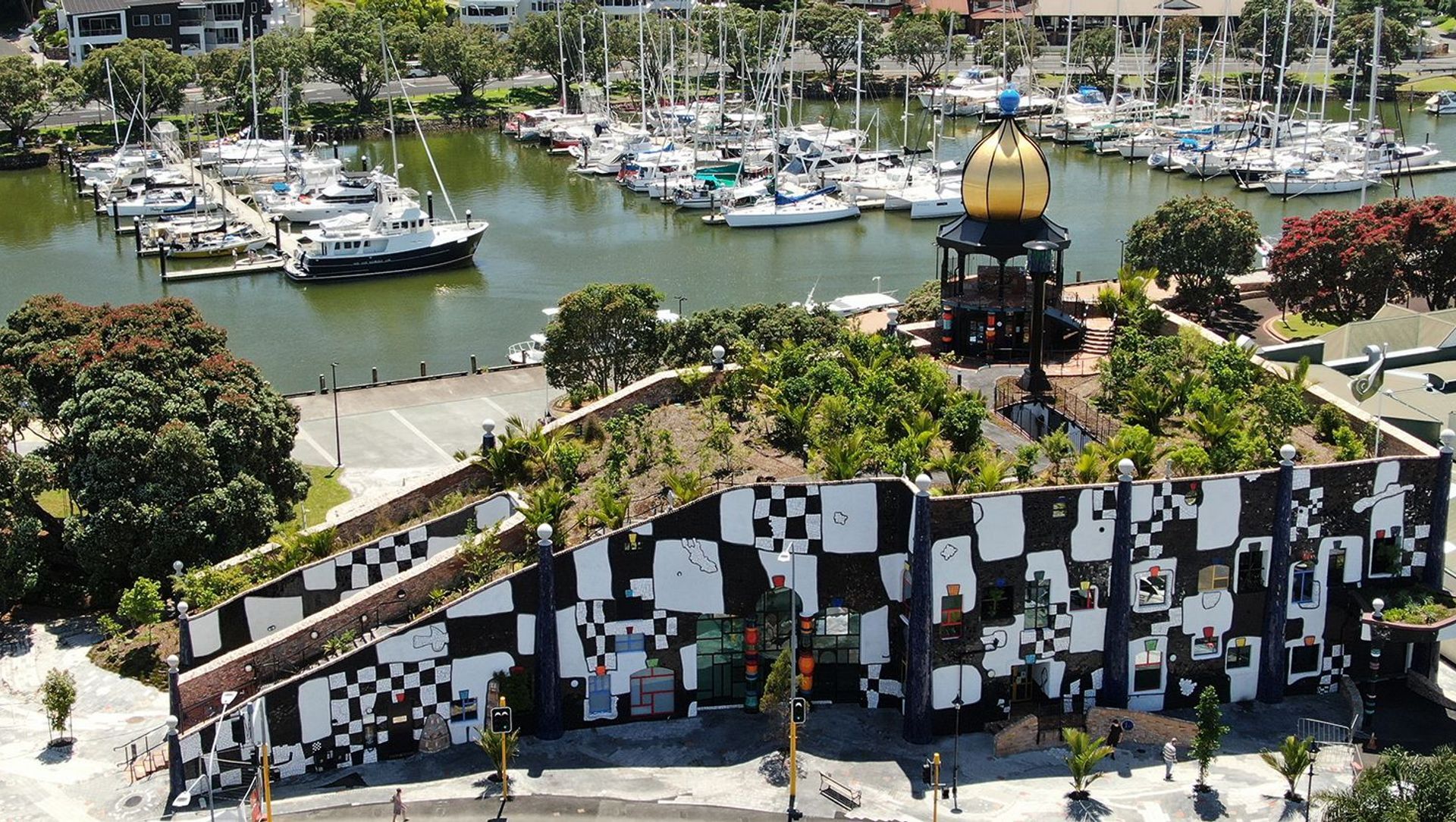 Hundertwasser Art Centre  Whangarei banner