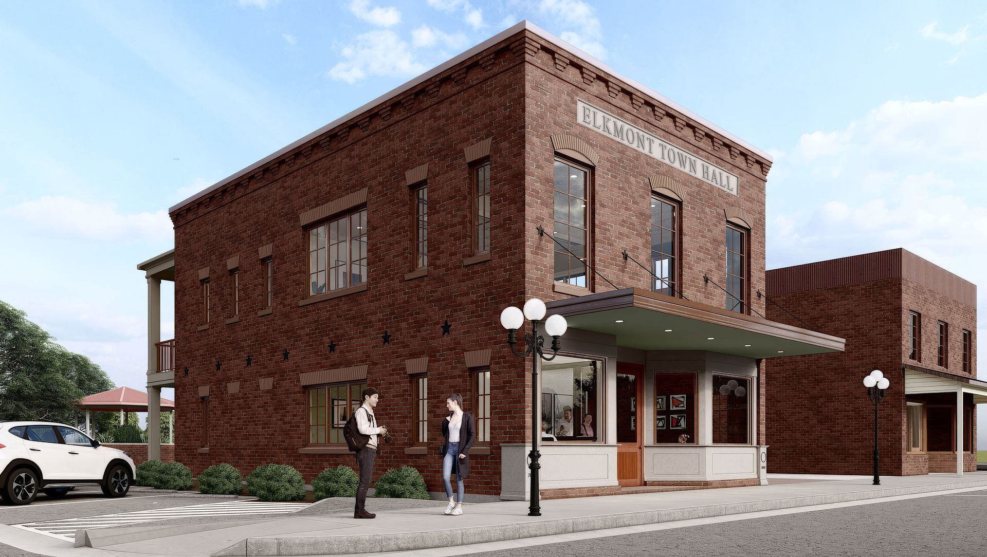 Elkmont Town Hall banner