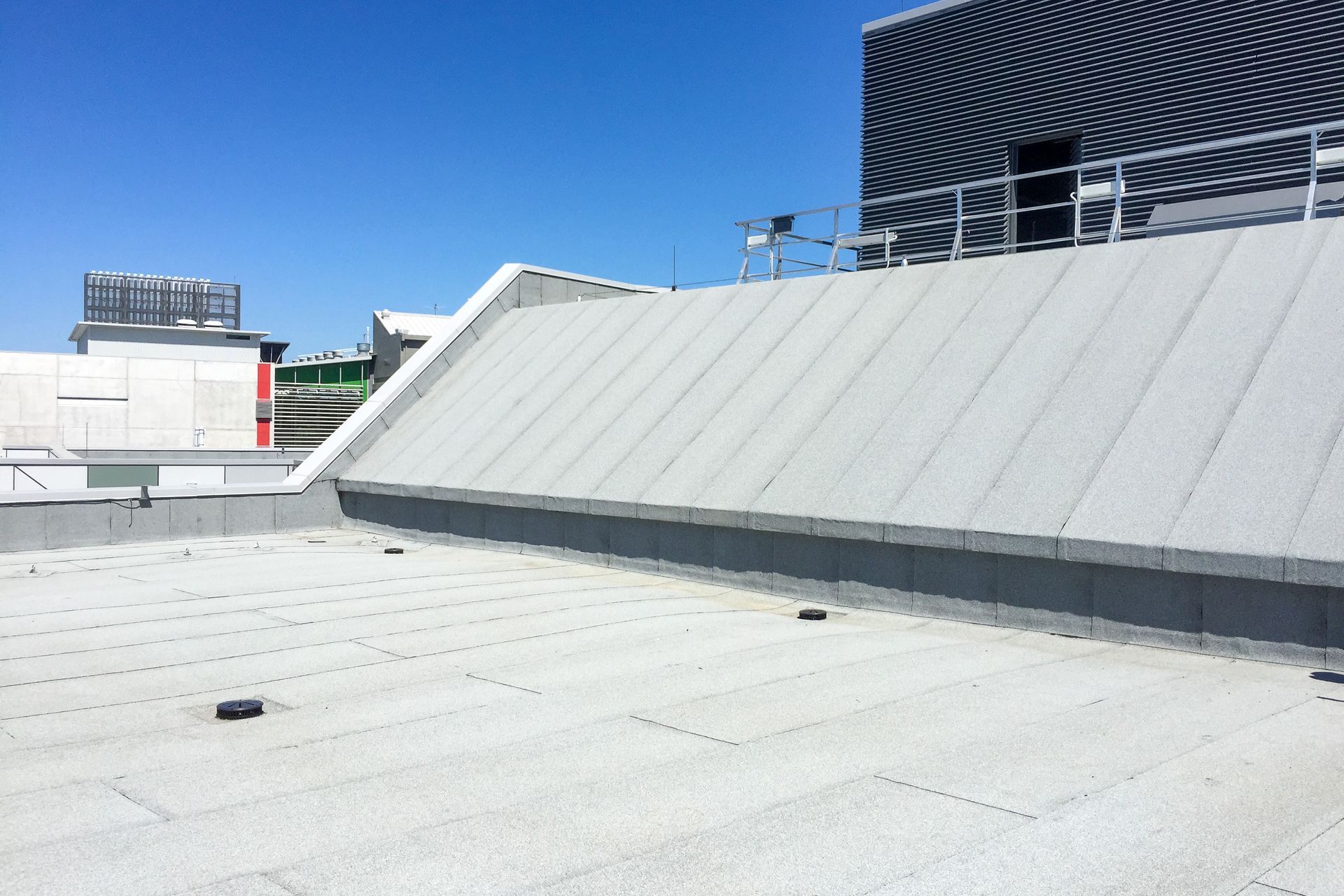 Completed Duotherm Warm Roof - Rutherford Building