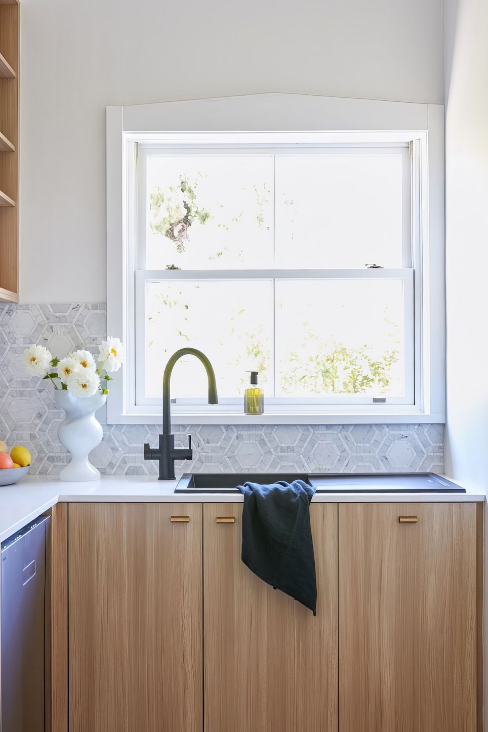 Contemporary Kitchen Hidden Butlers Pantry