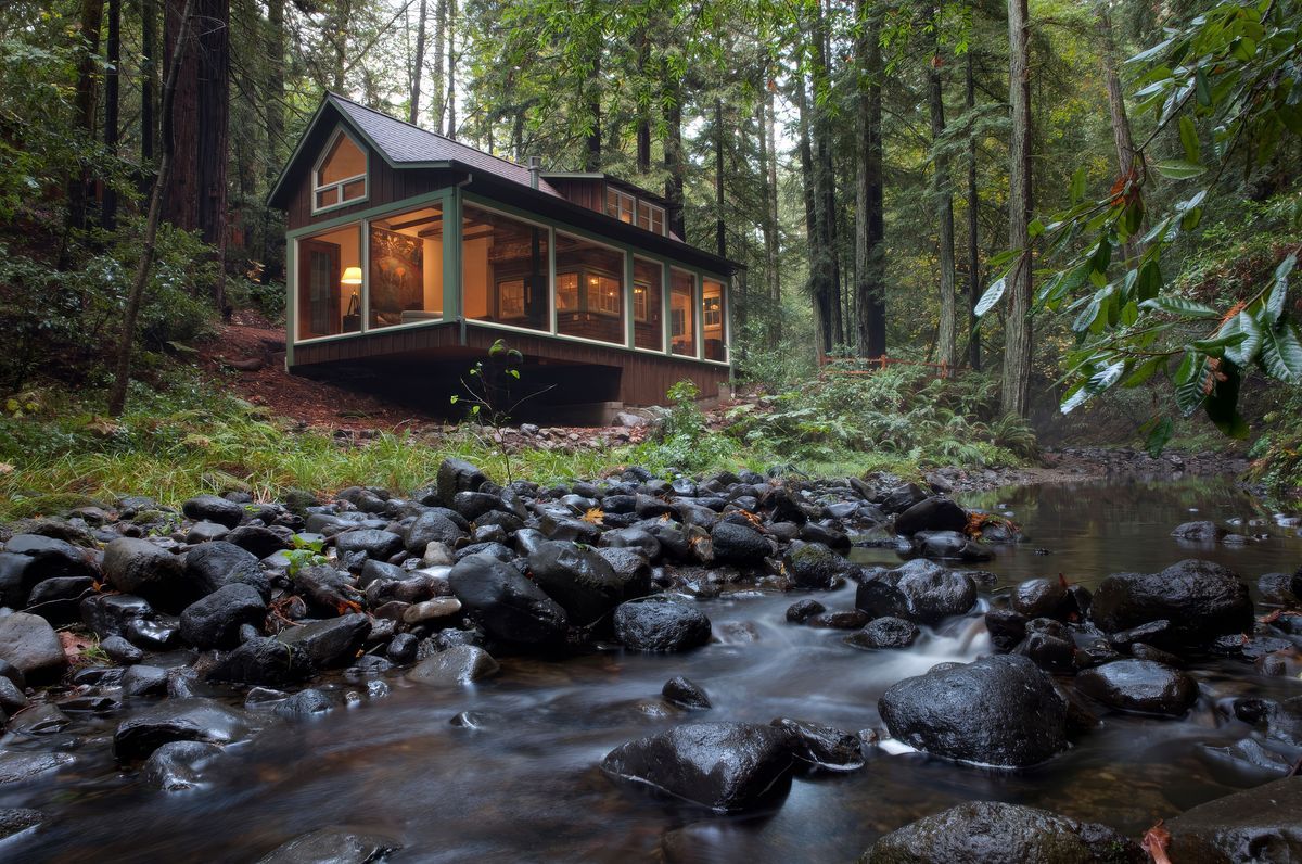 Creekside Cabin, Calistoga: A Rural Cabin Retreat