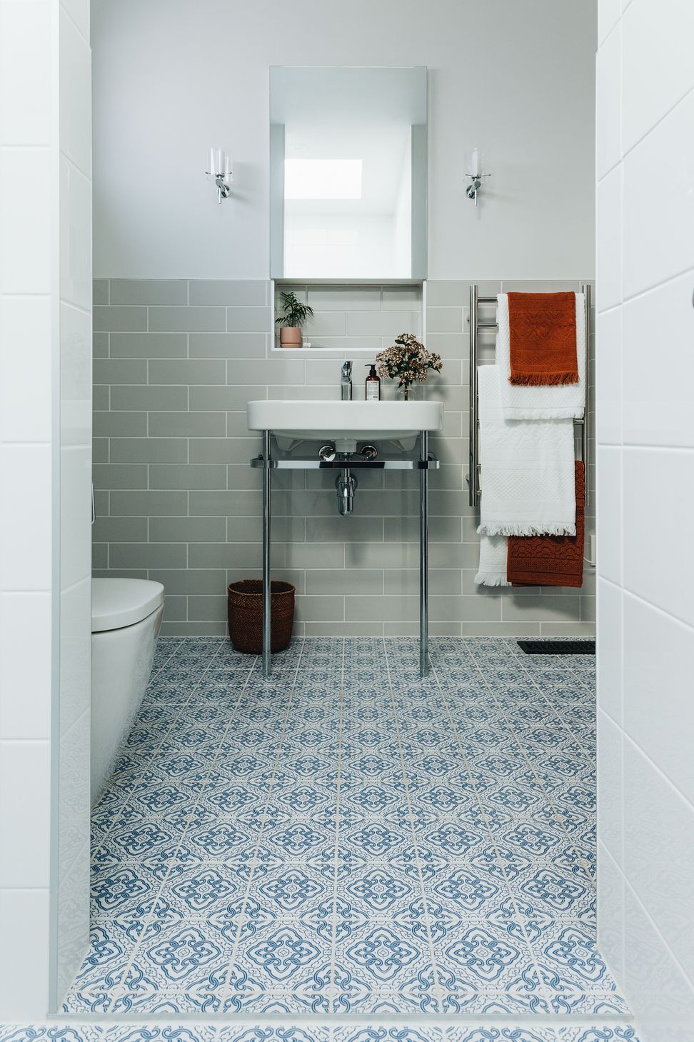 Eastbourne Blue Bathroom