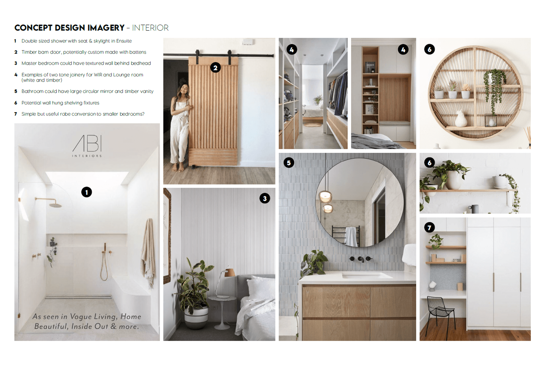 The Design Imagery photos themselves are not the work of BYO Floor Plan, unless otherwise noted. The photos are selected for the indicative representation of the ideas listed.