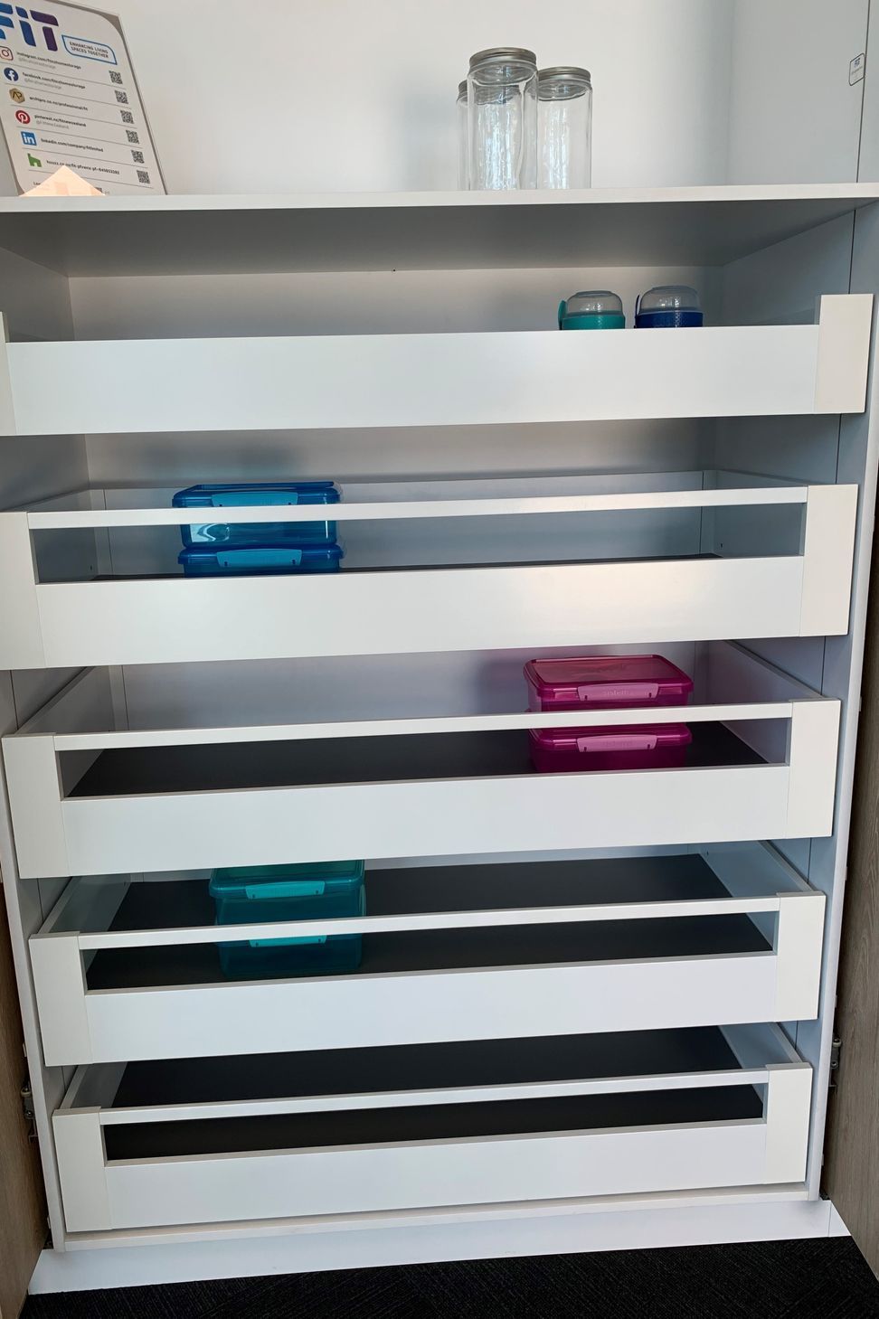 Pantry Storage with SlimFIT Soft Close Drawers