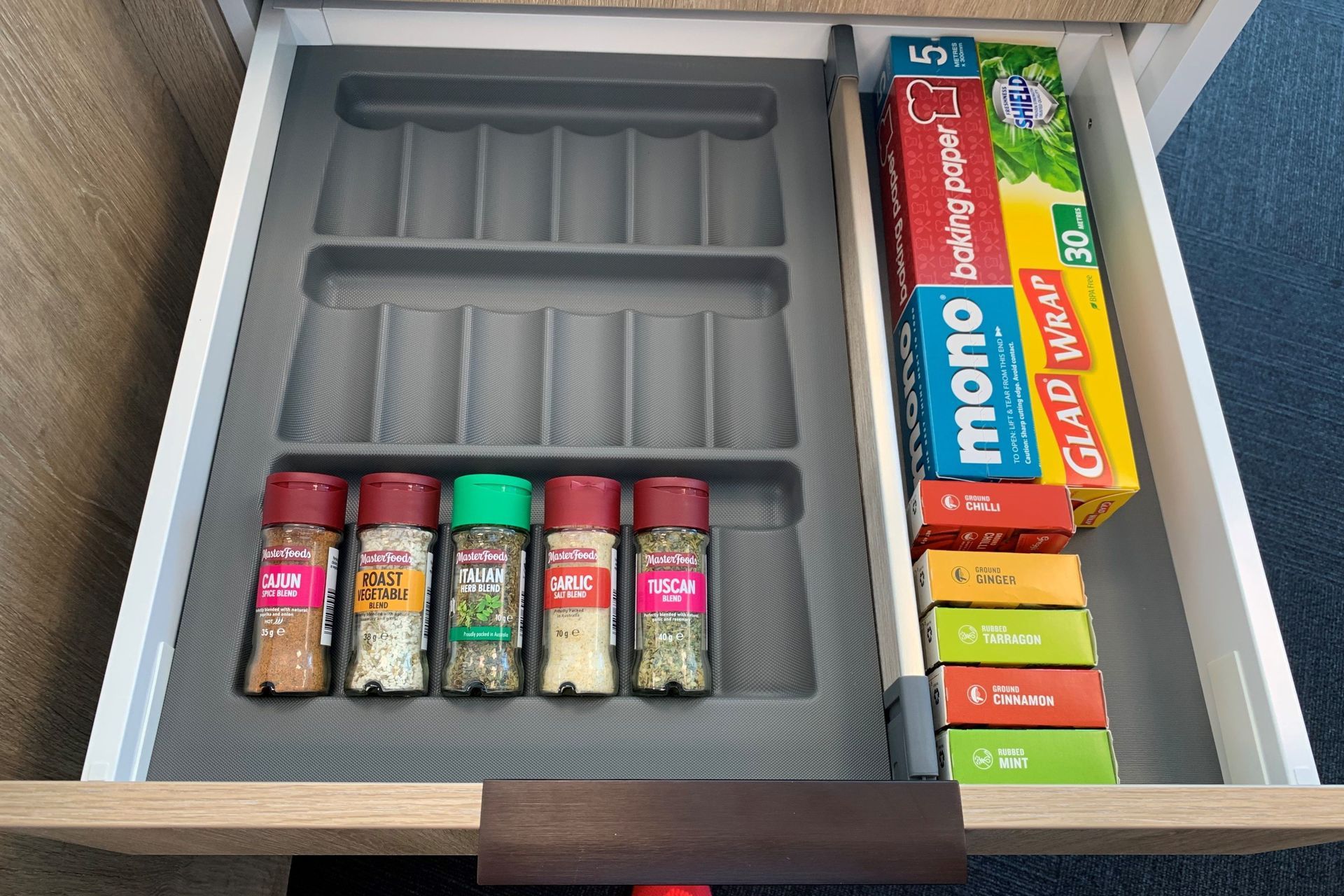FIT Plastika Spice Bottle Drawer Organiser