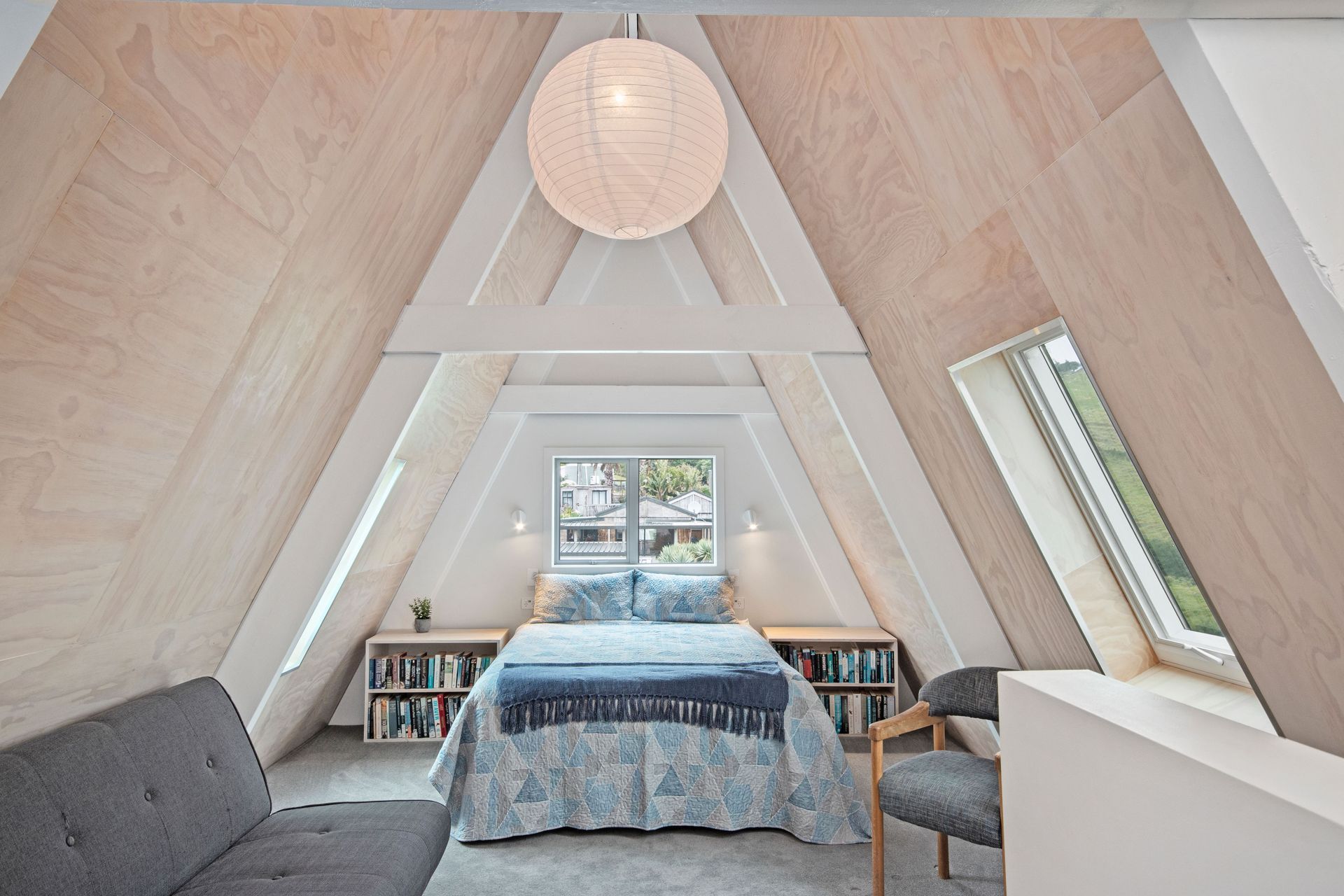1970's A-Frame Bach Converted To Home In Port Waikato 