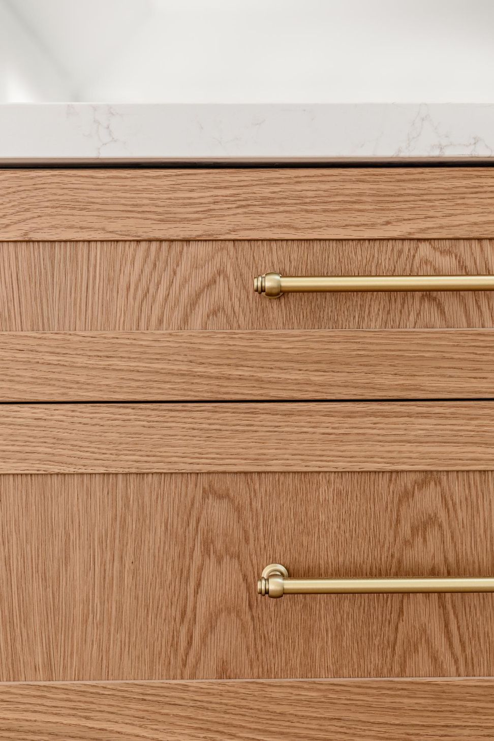 Featuring Mayfair Handle in Brushed Brass by Touch Handles