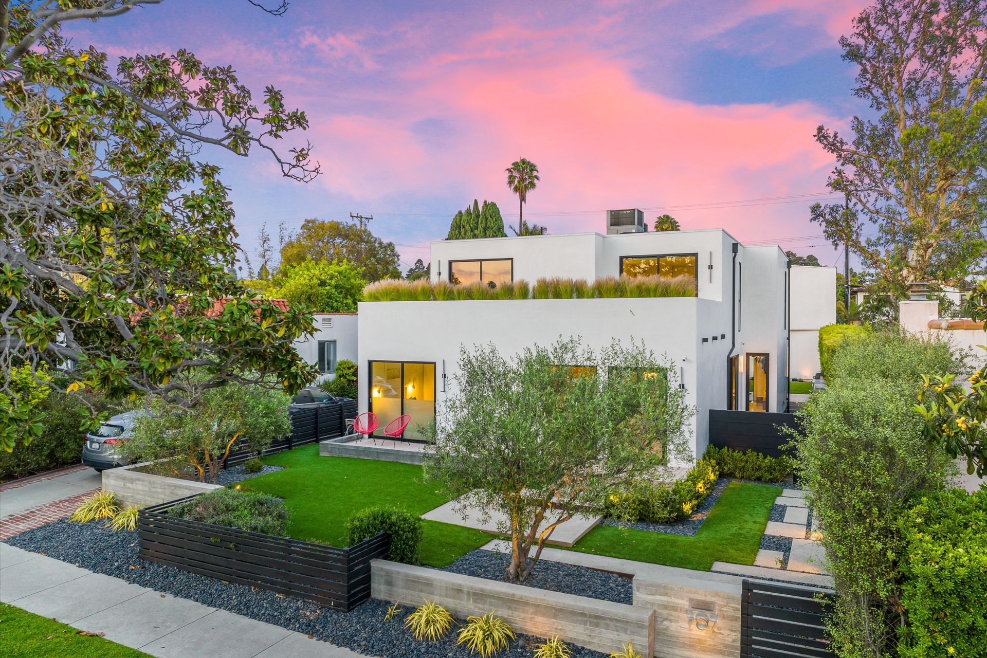 Originally a budget project, the home was closed off from the site. Now, ample glazing on both levels better connects it with the outdoors and Southern California climate.