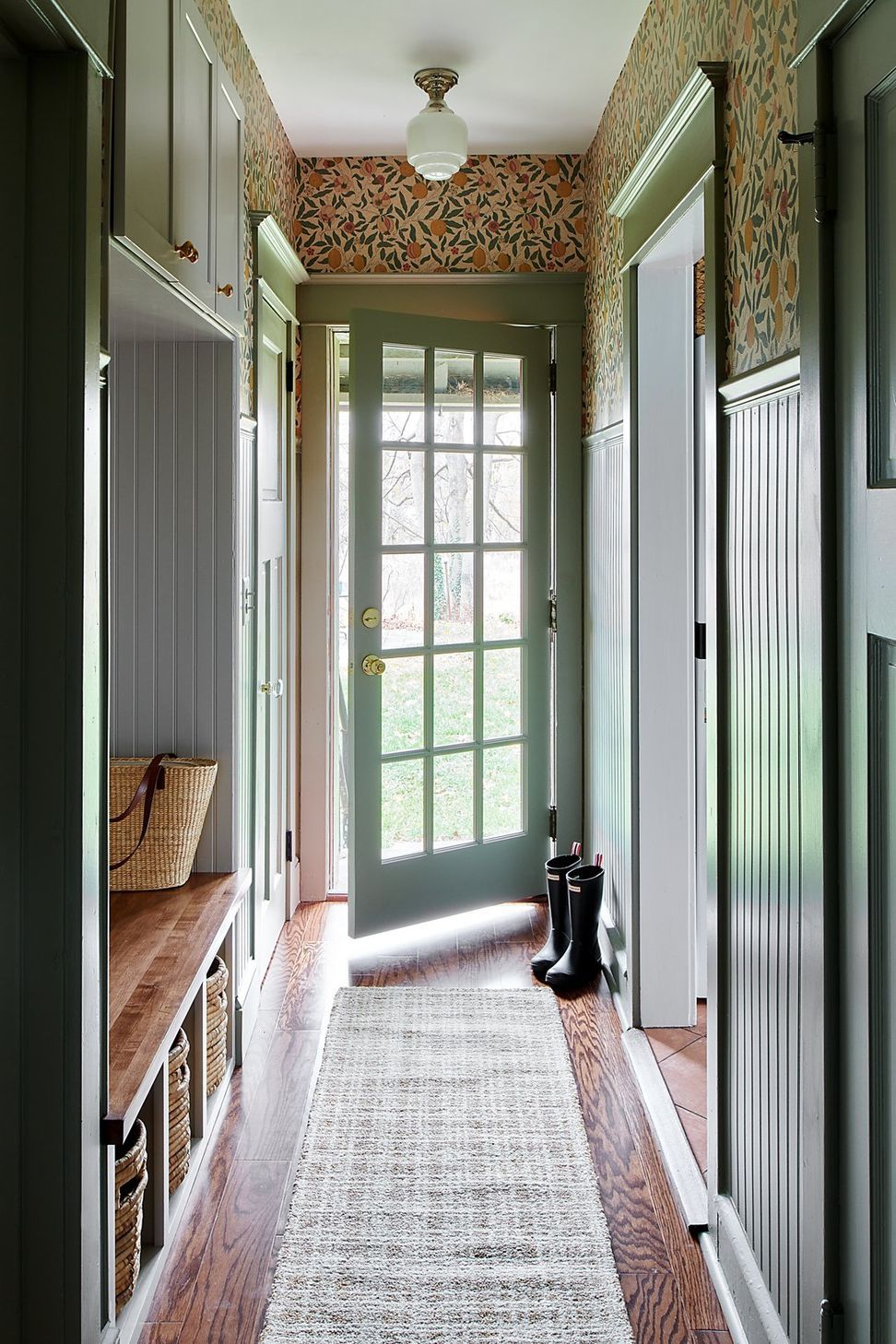 entry-built-in-storage-bench-lemon-green-wallpaper-green-door-sharp-and-grey-interiors.jpeg