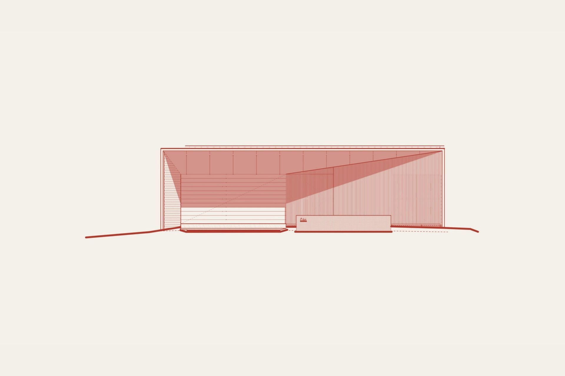 Bells Esplanade - Elevation. Street elevation drawing.