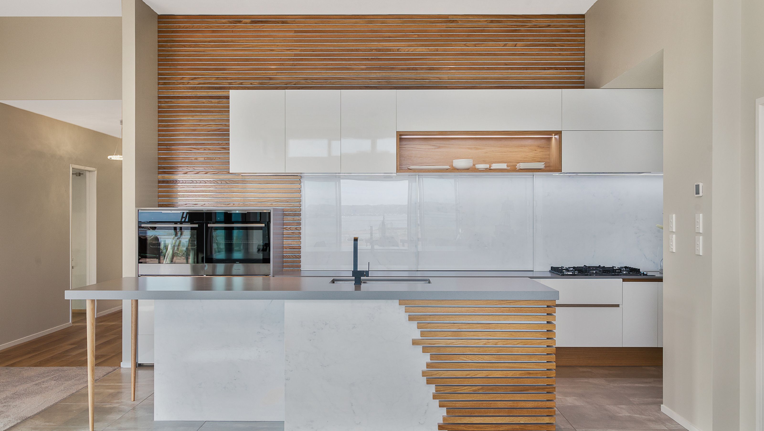 The Oak And Marble Kitchen
