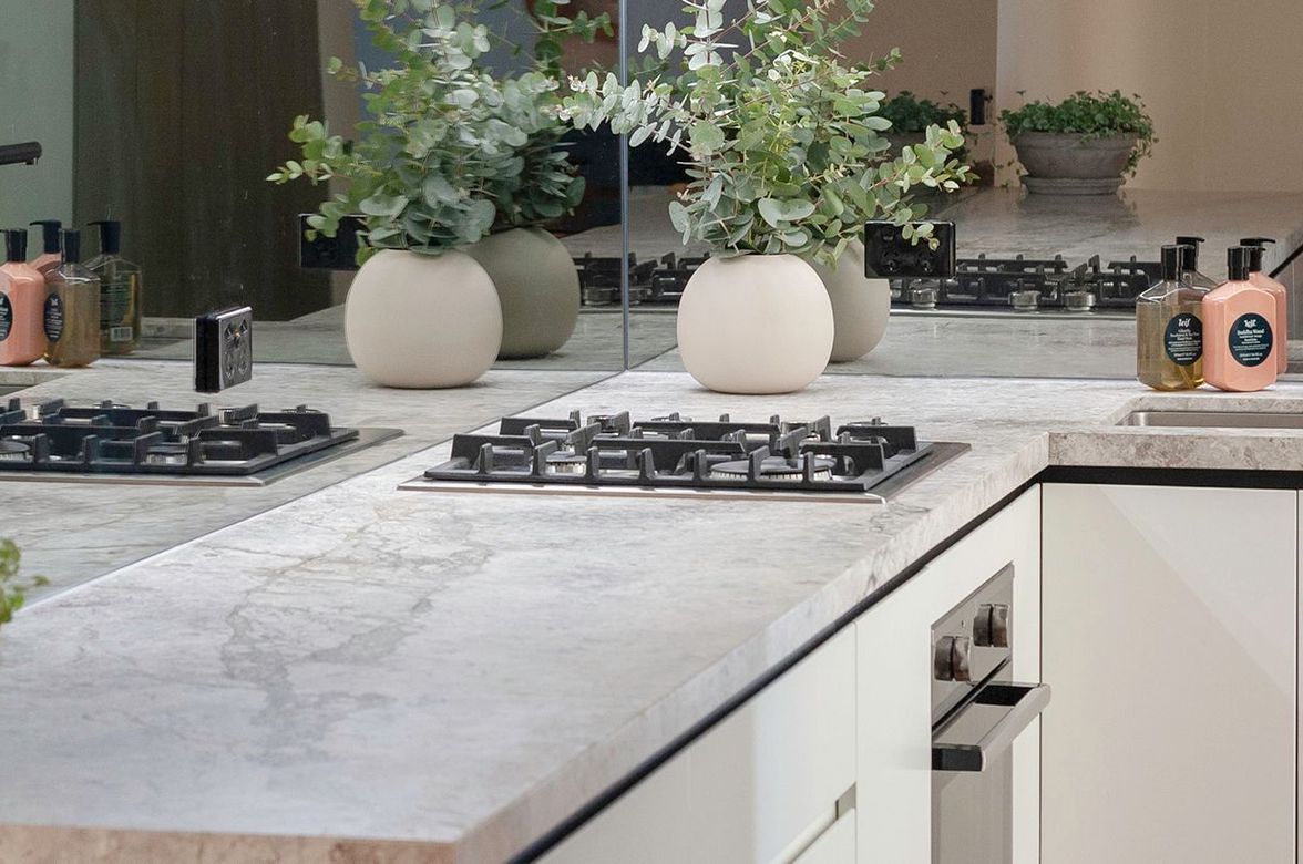 Contemporary Limestone Kitchen, Waterloo