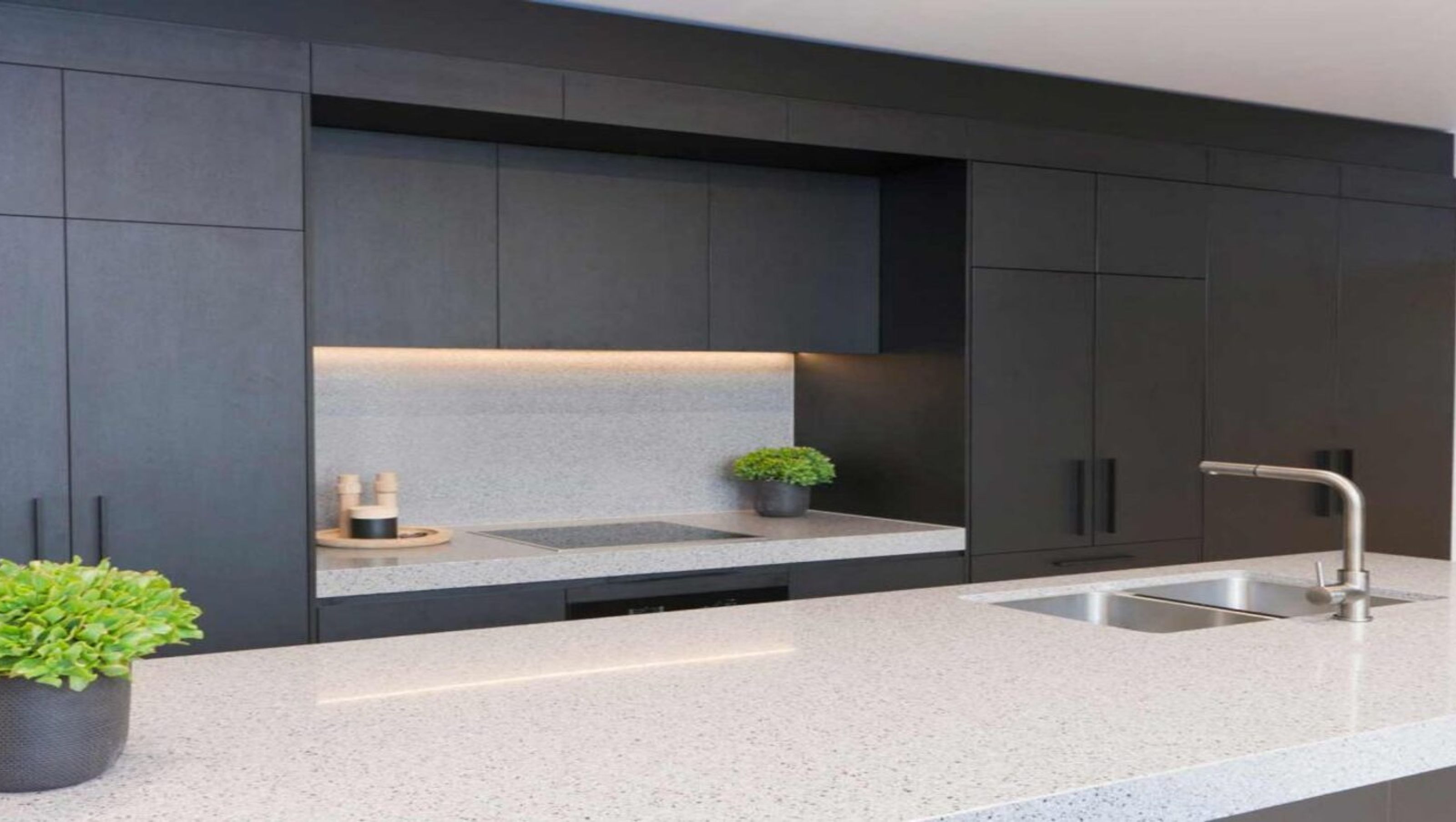 Black Timber Kitchen
