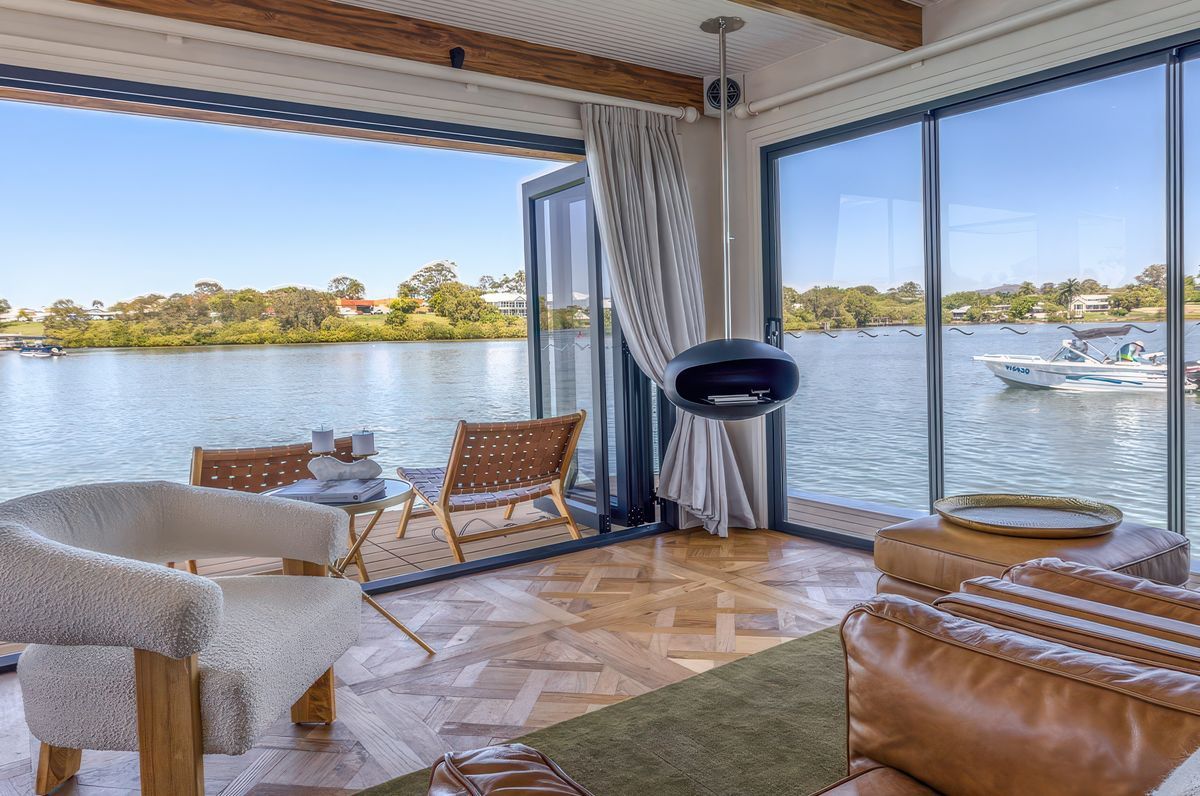 Set Sail On The French Martini Houseboat - QLD