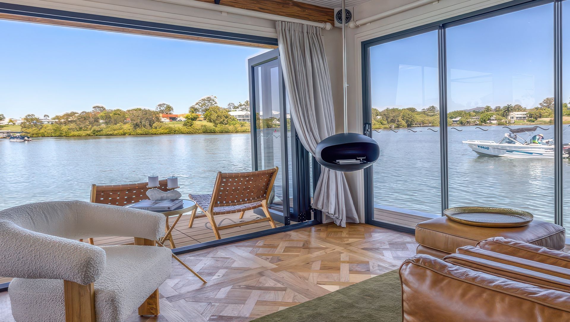 Set Sail On The French Martini Houseboat - QLD banner