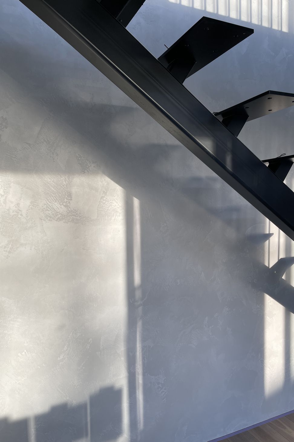 Resistone microcement stairway