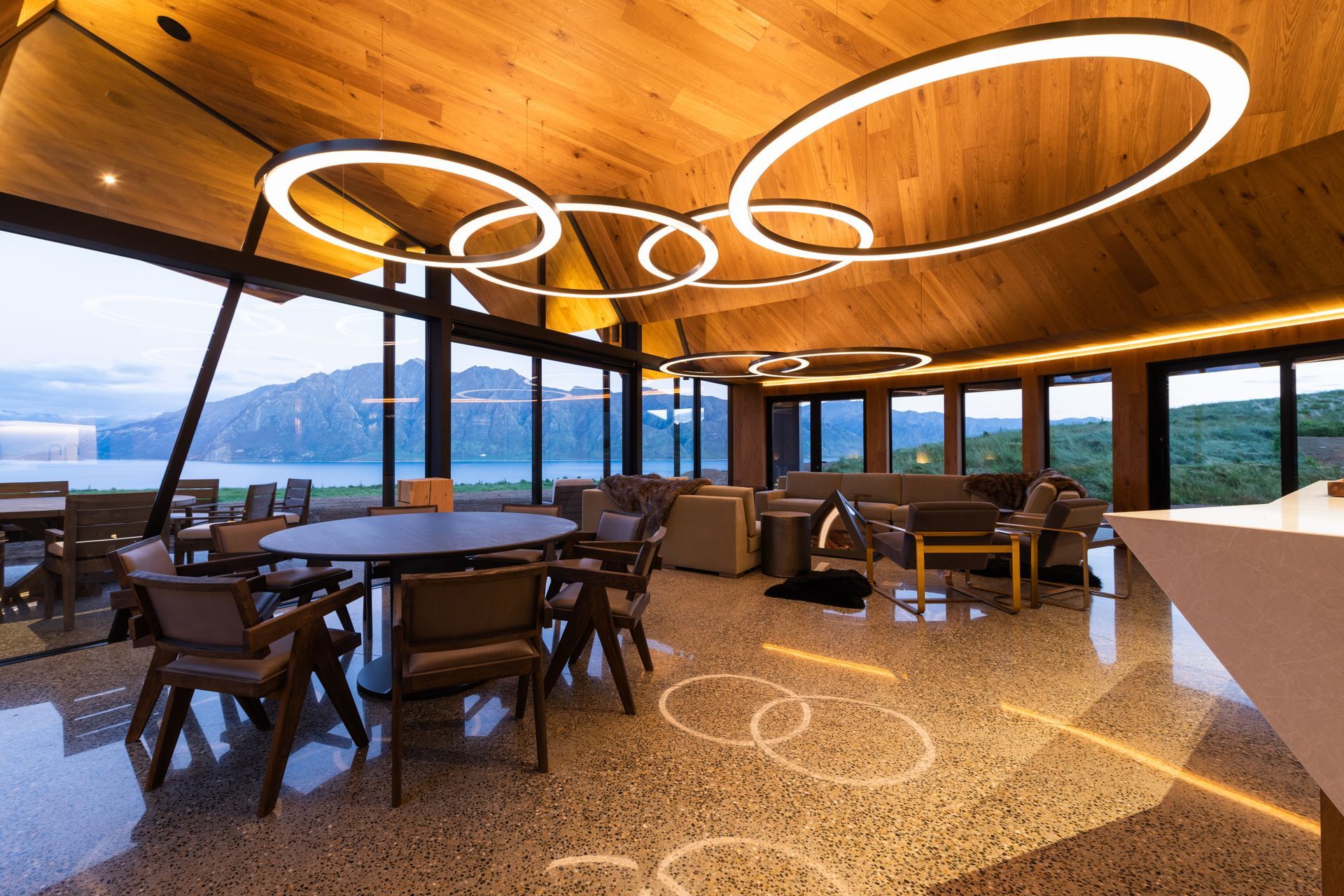 The lodge has been designed as sole-use boutique accommodation, meaning any guests will have the whole lodge to themselves.