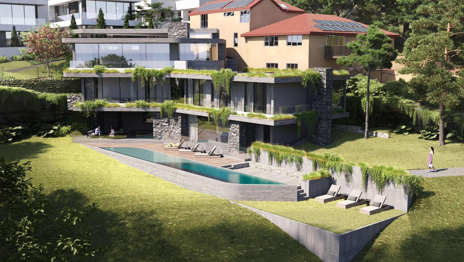 Cliff edge banner