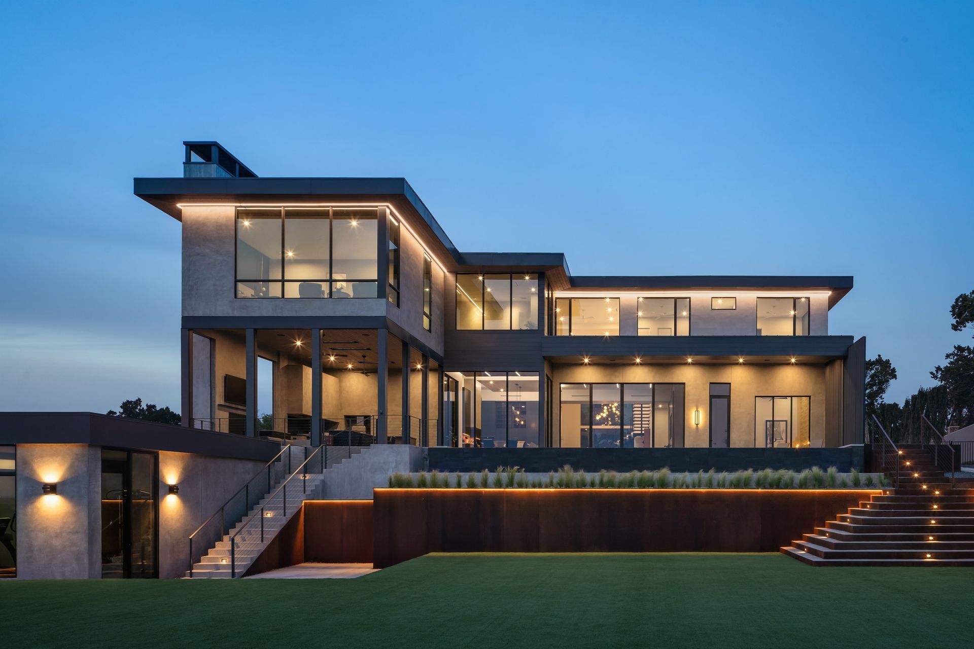 Cypress-Residence-ALIGN-Austin-Architects-Rear-Twilight-1.jpg