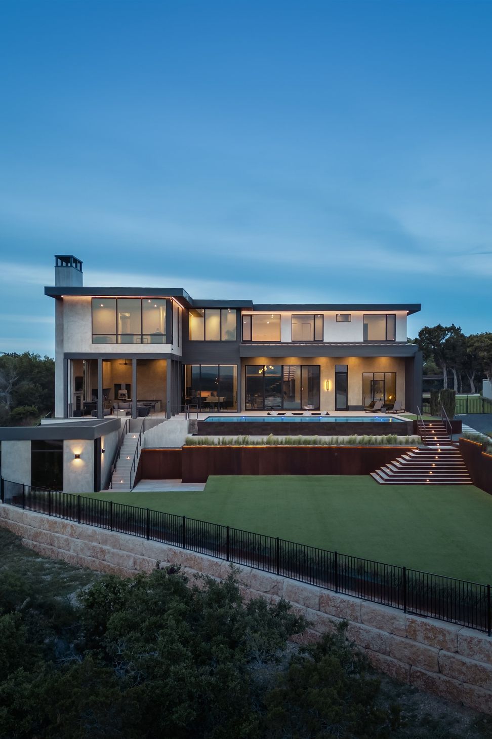 Cypress-Residence-ALIGN-Austin-Architects-Rear-Twilight-3.jpg