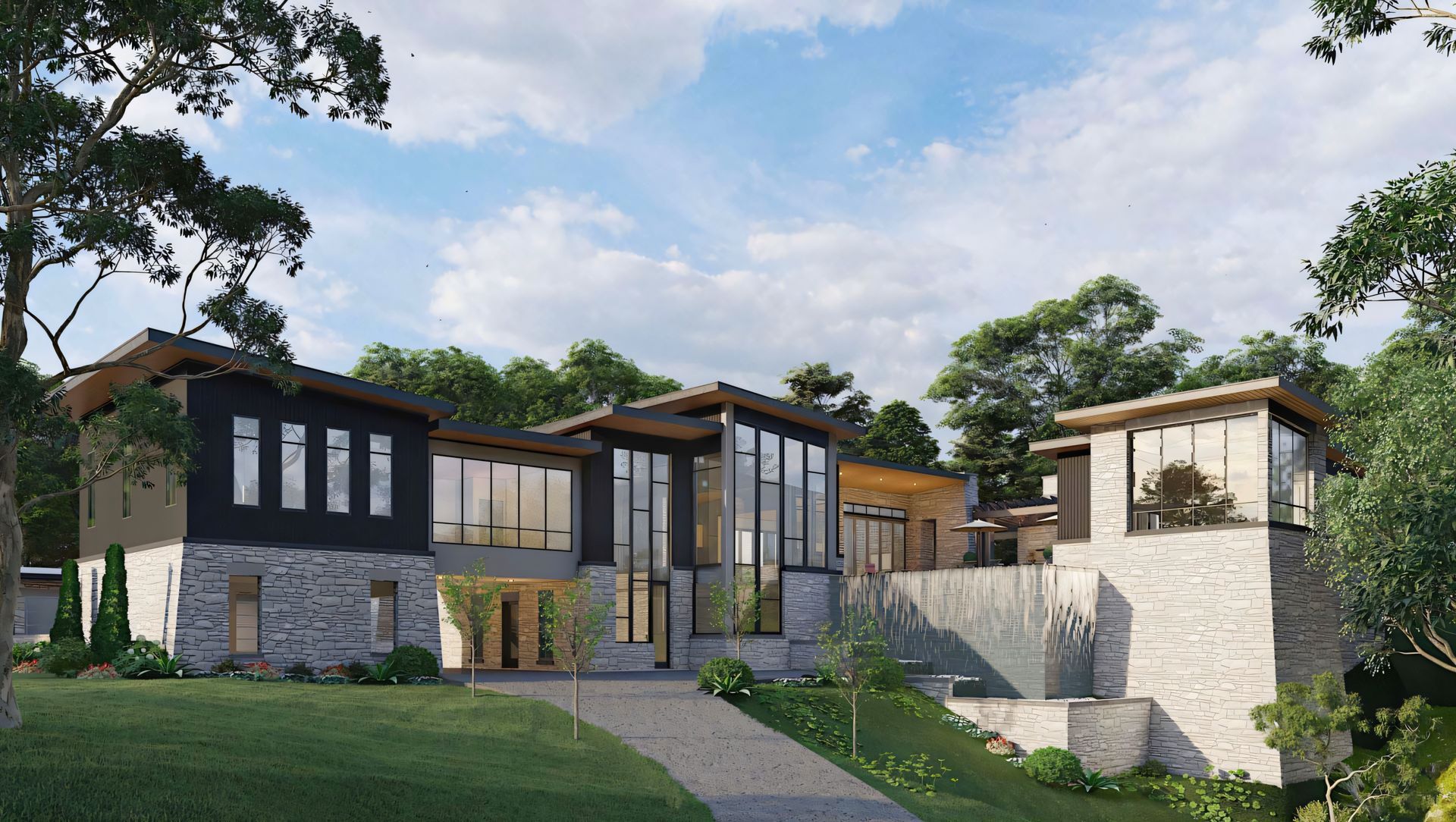 Waterfall House banner