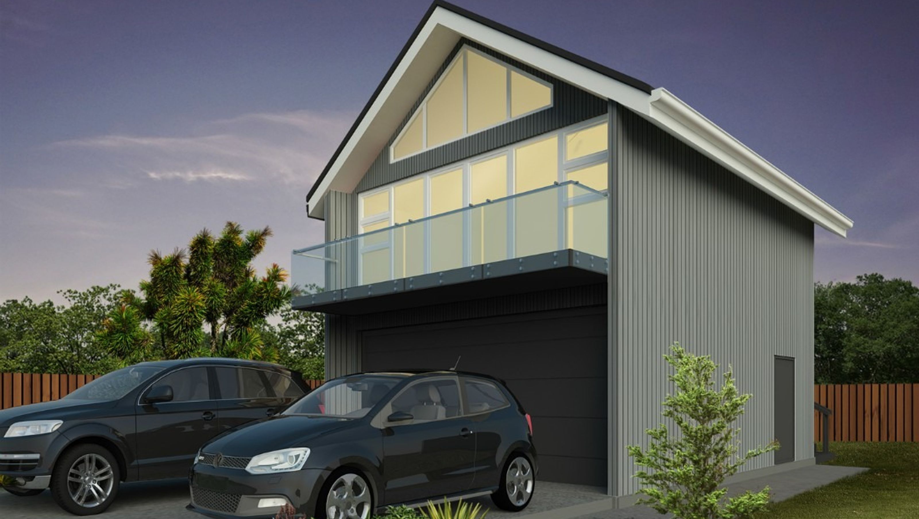 Double Garage Loft Gable