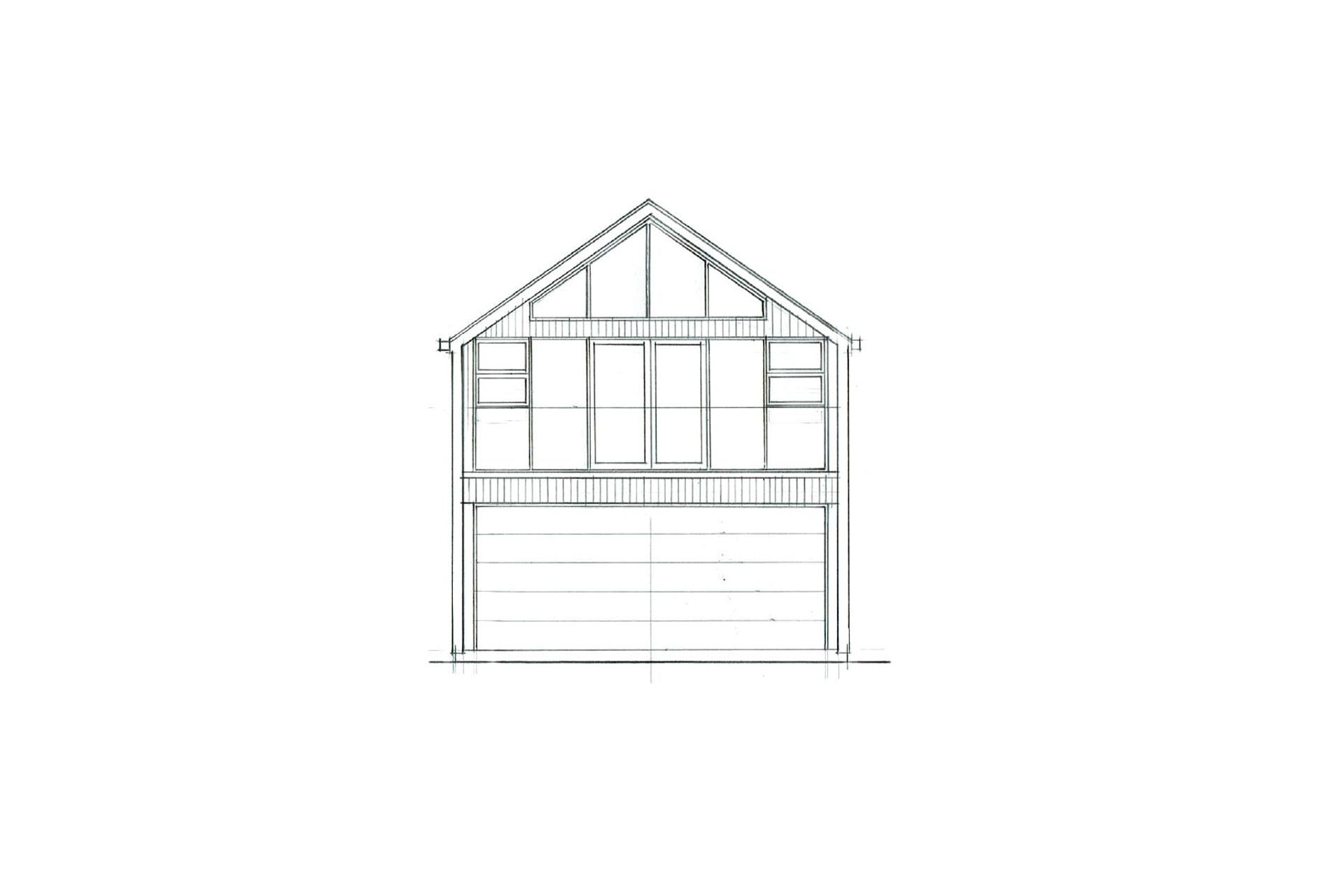 Double Garage with Loft Gable