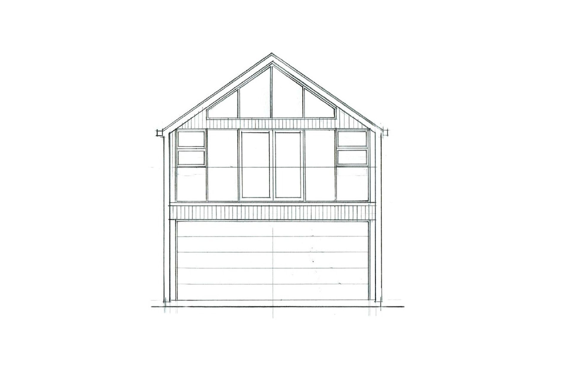 Double Garage with Loft Gable