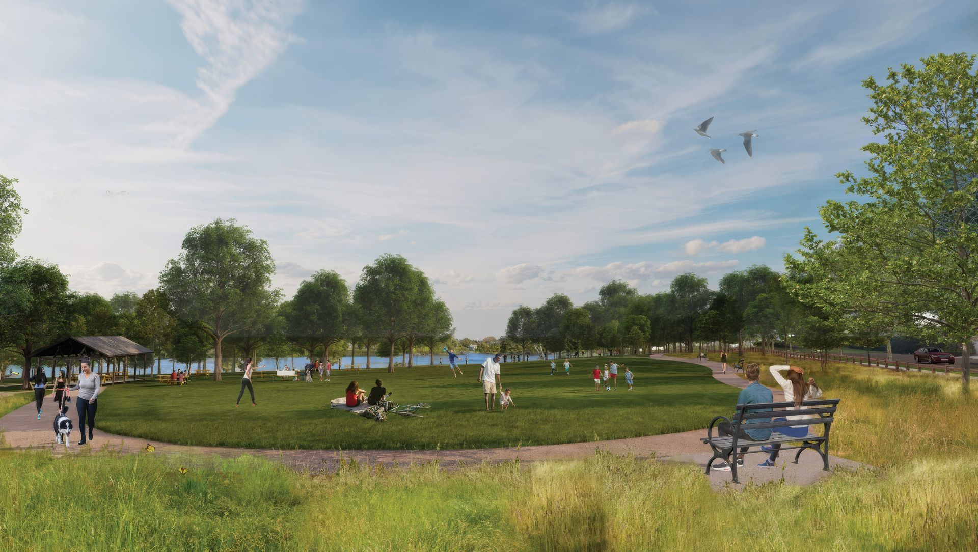 Water Mill Park banner