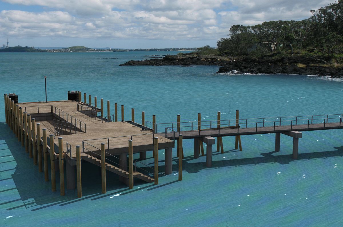 Rangitoto Island Wharf