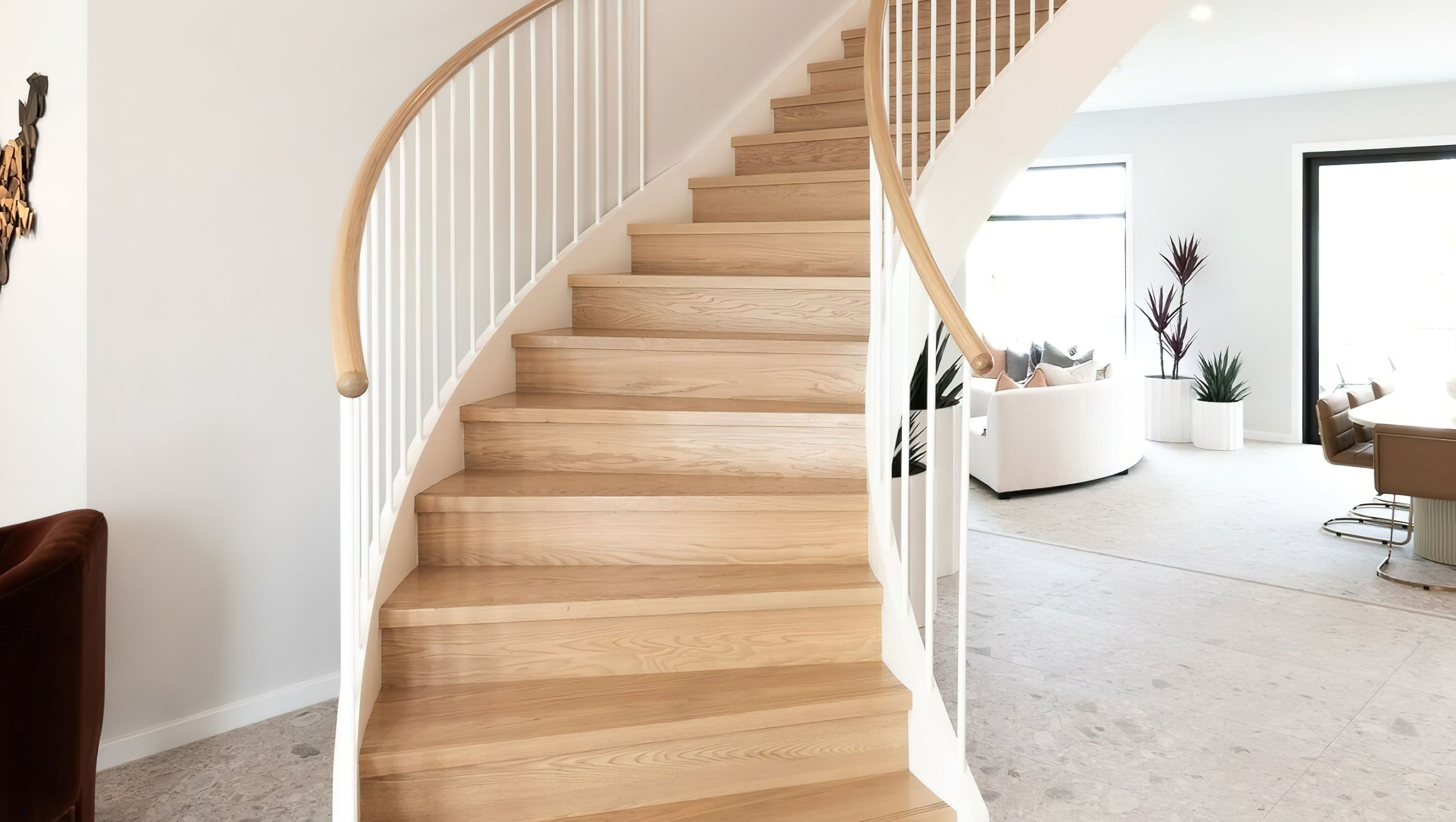 Glacial Oak Staircase