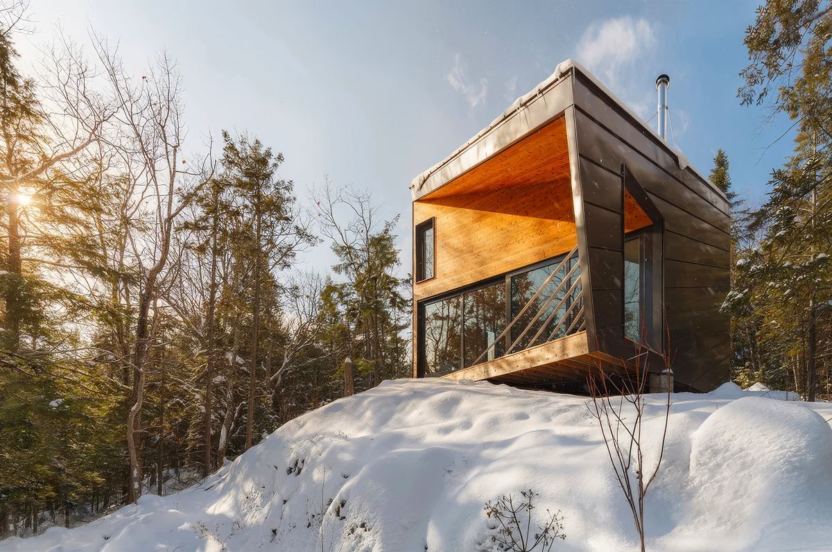 Cabin On a Rock