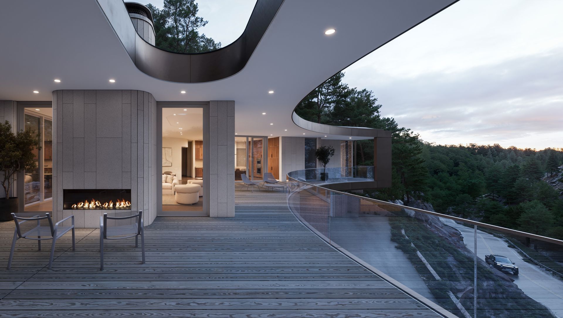 House for a Hillside banner