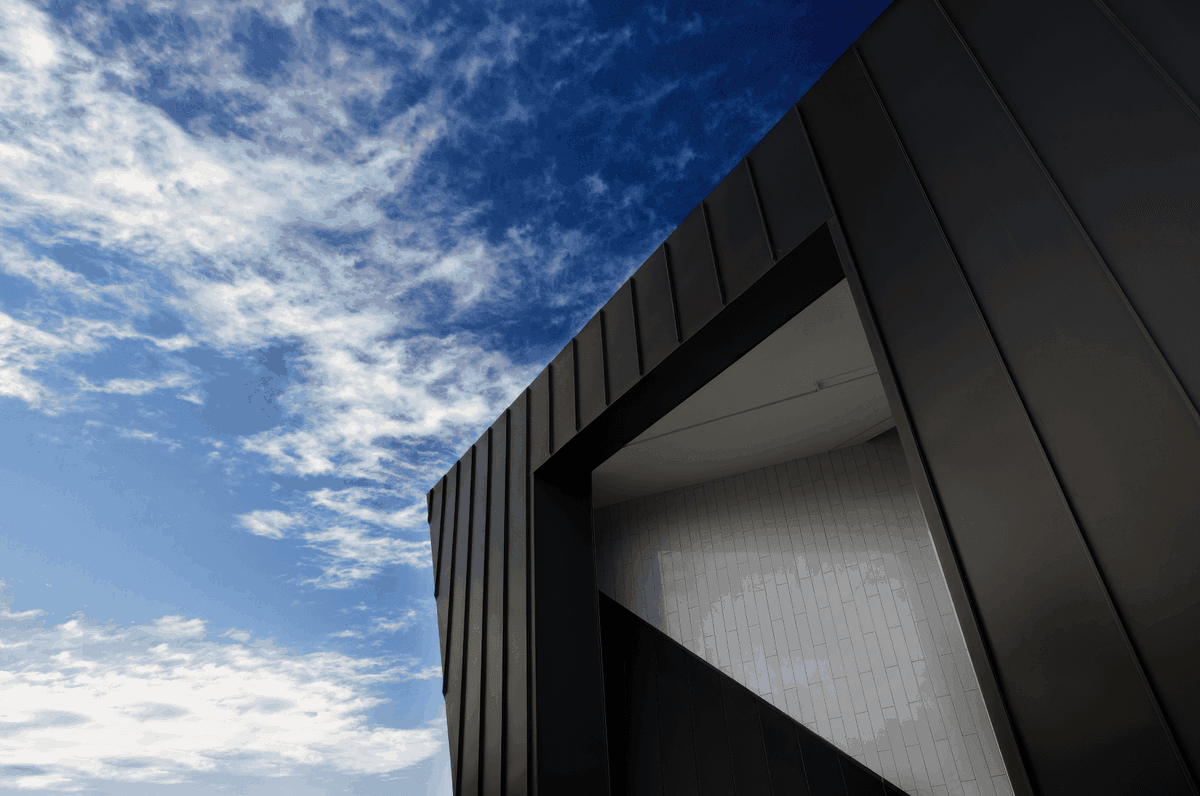 Genesis™ Standing Seam made from titanium zinc - Garden Island