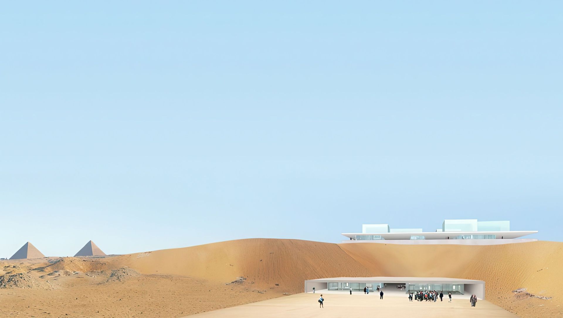 Grand Egyptian Museum banner