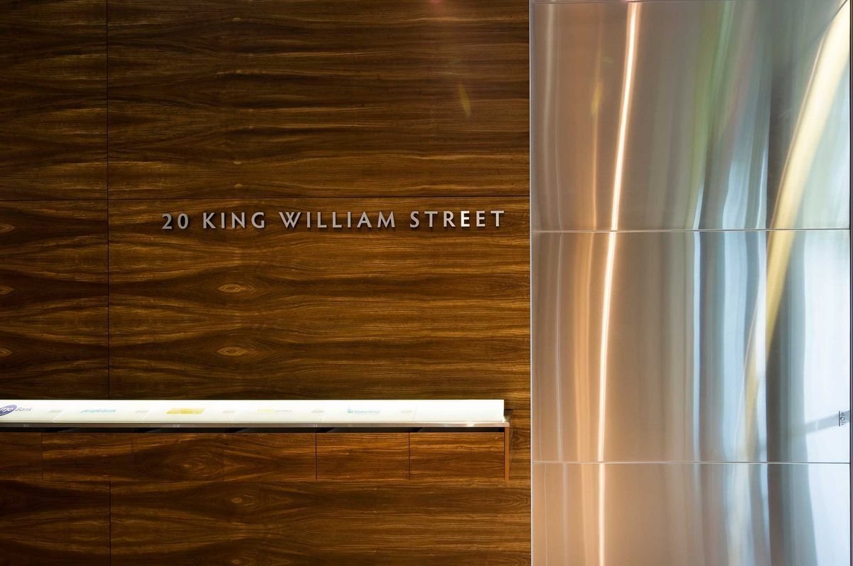 Lobby in King William Street