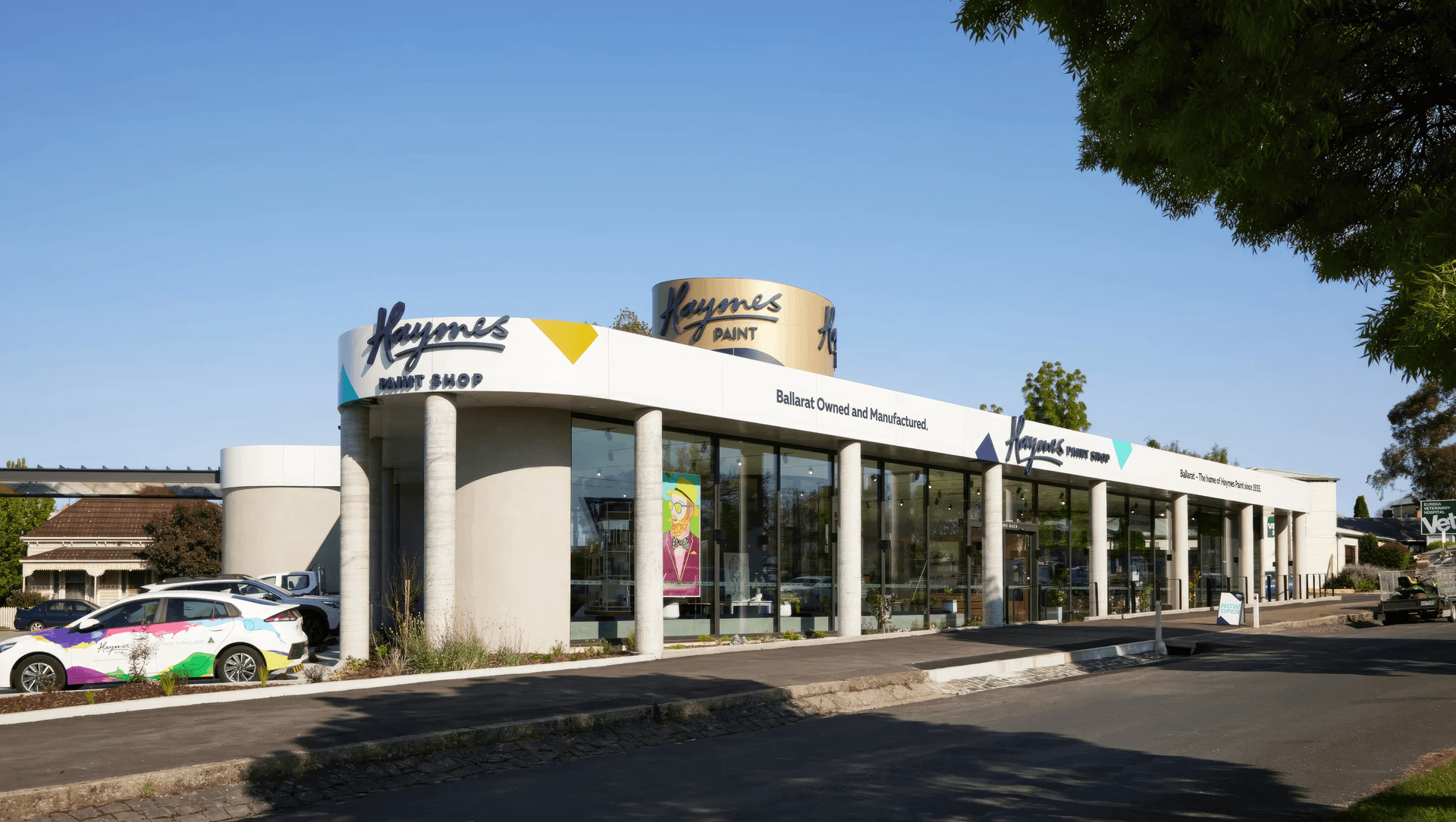 Haymes Paint, Ballarat banner