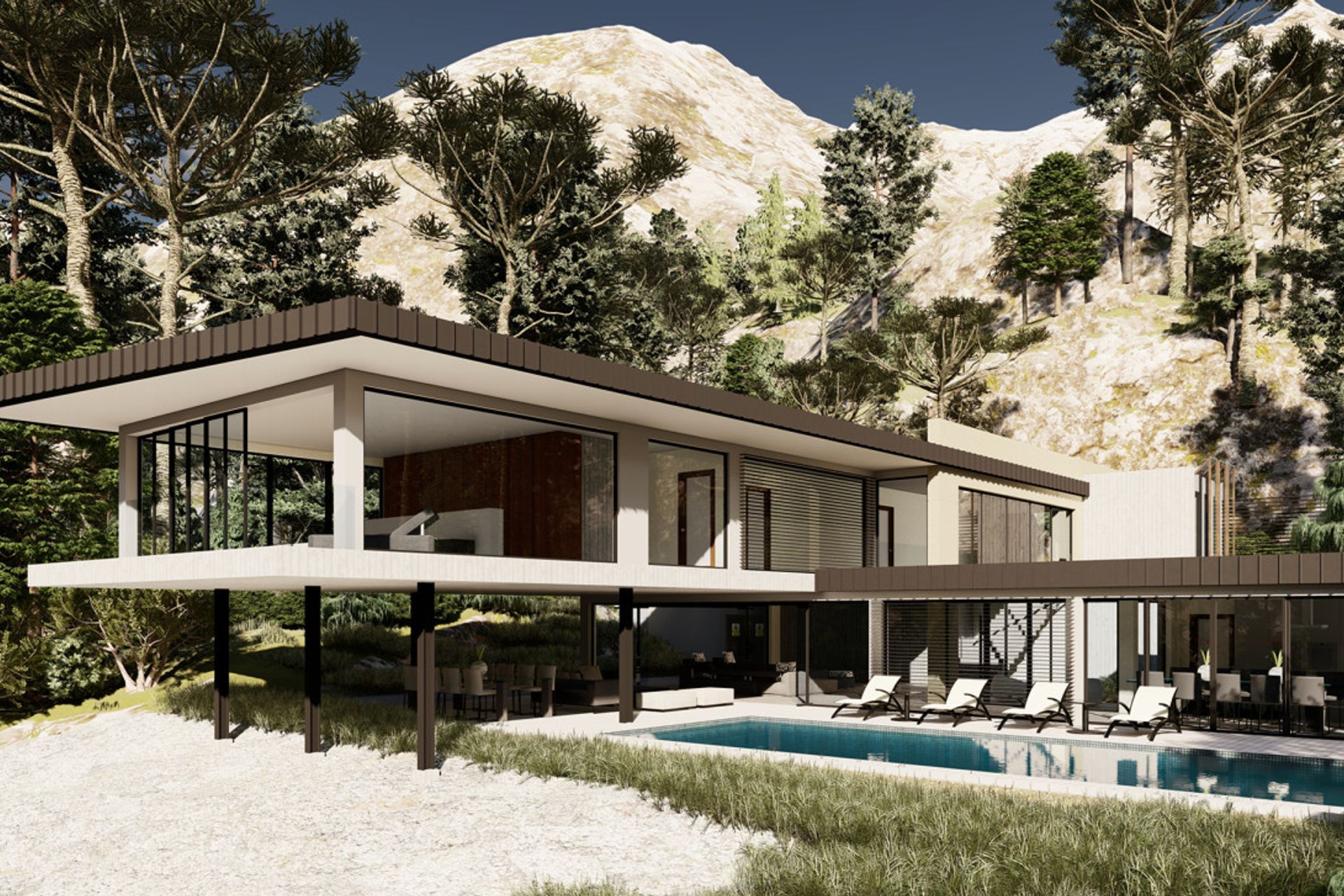 House on a cliff