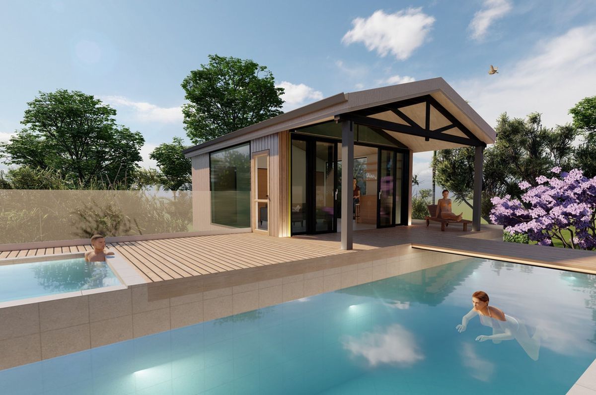 New Pool & Pool House