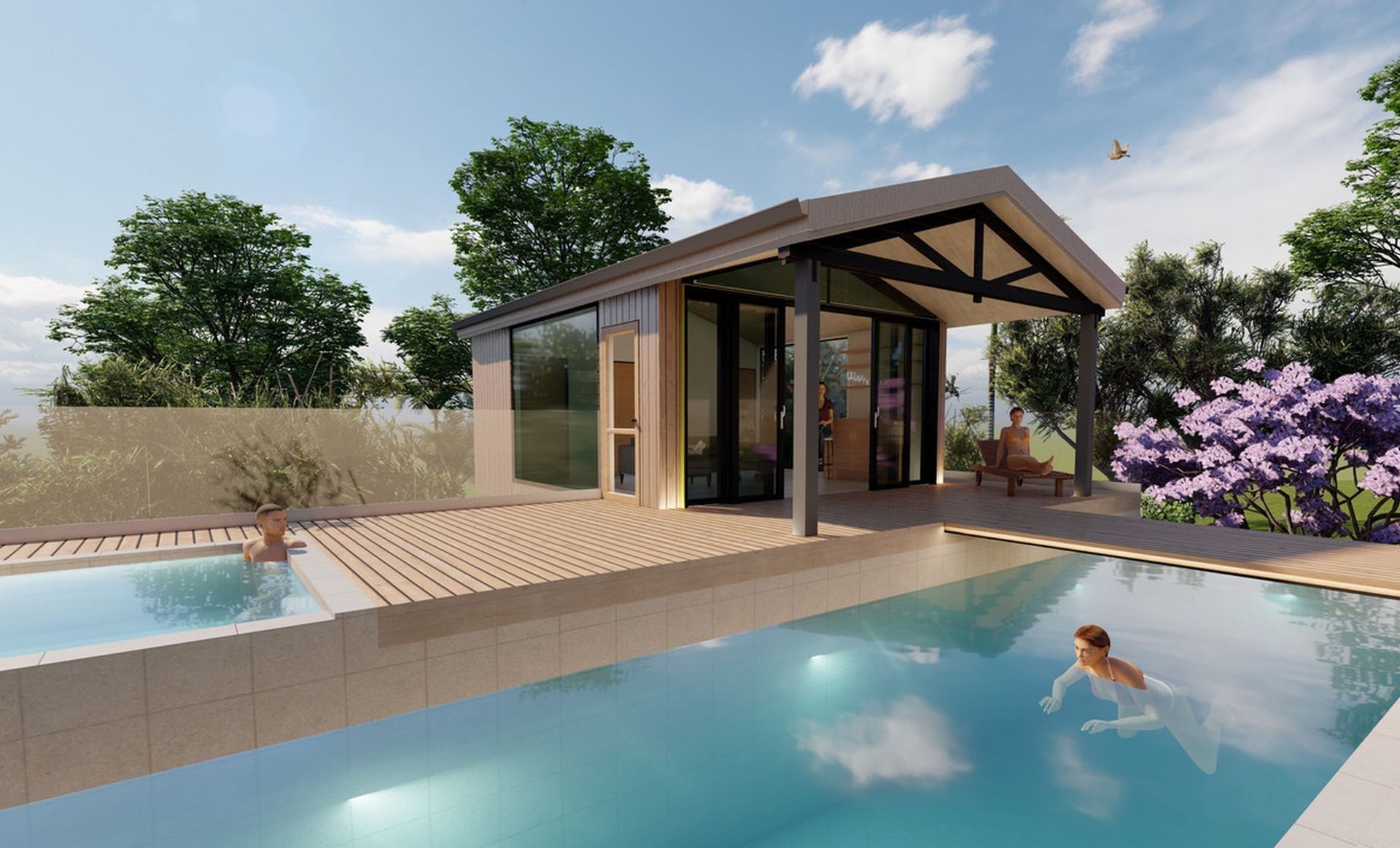 New Pool & Pool House