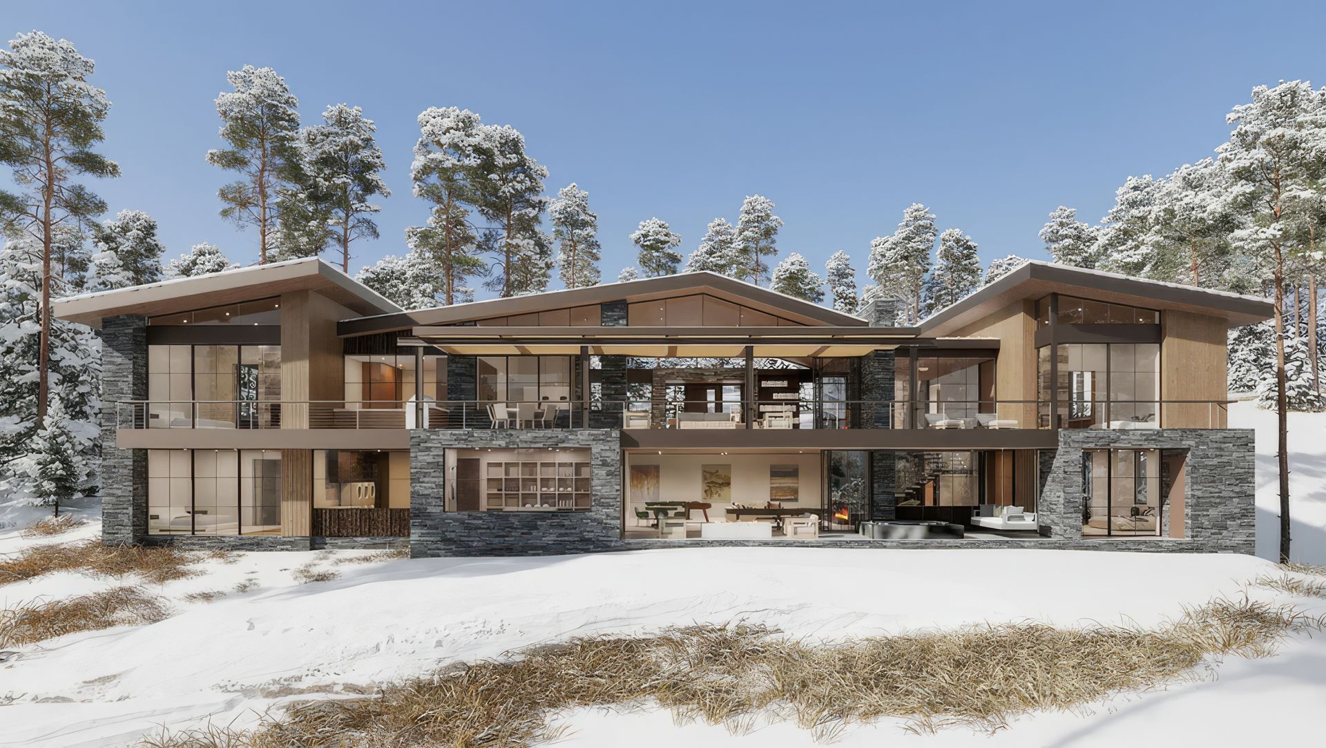 Ski Lodge banner