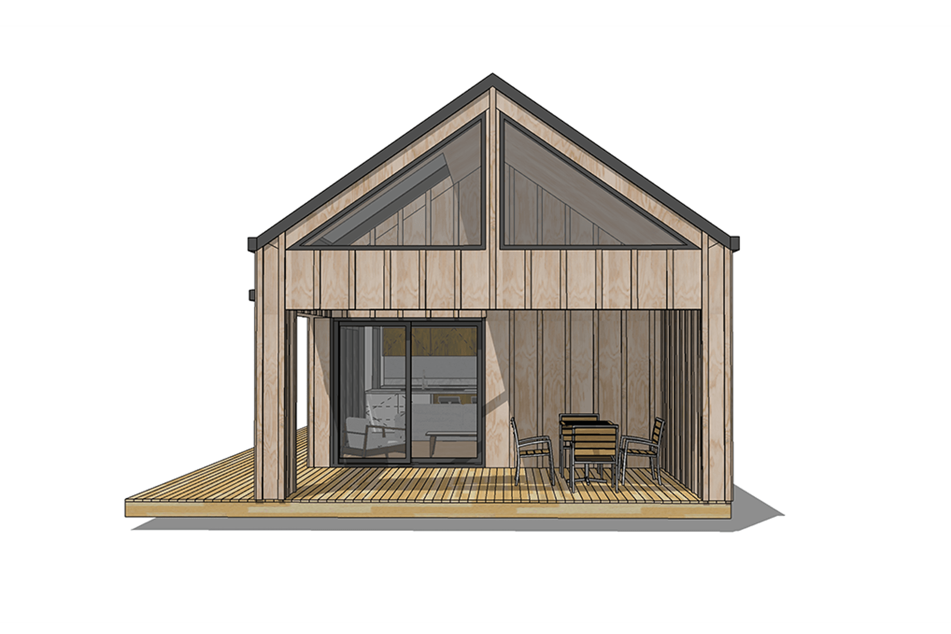 West roof extension