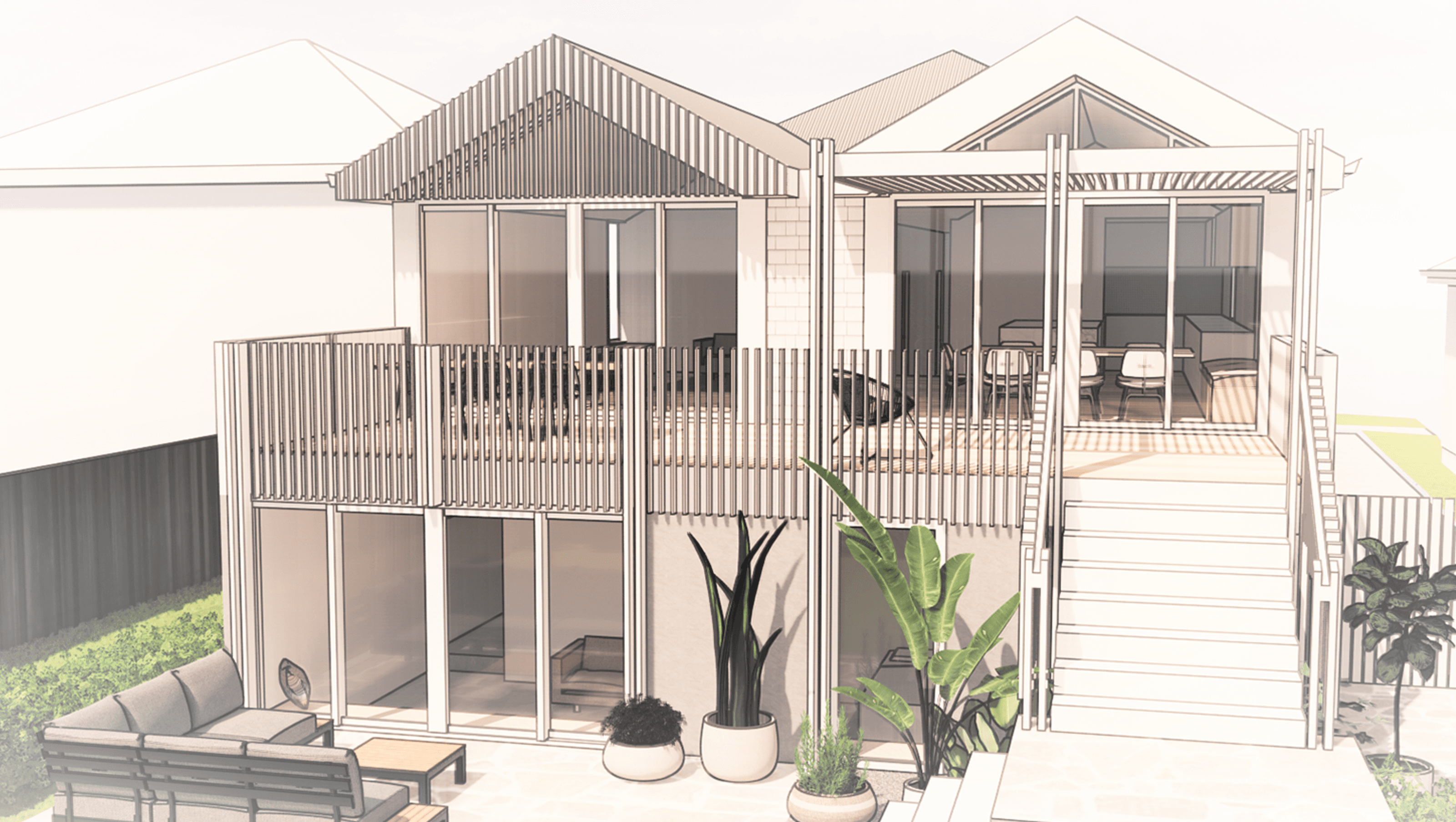 Double Gable Villa