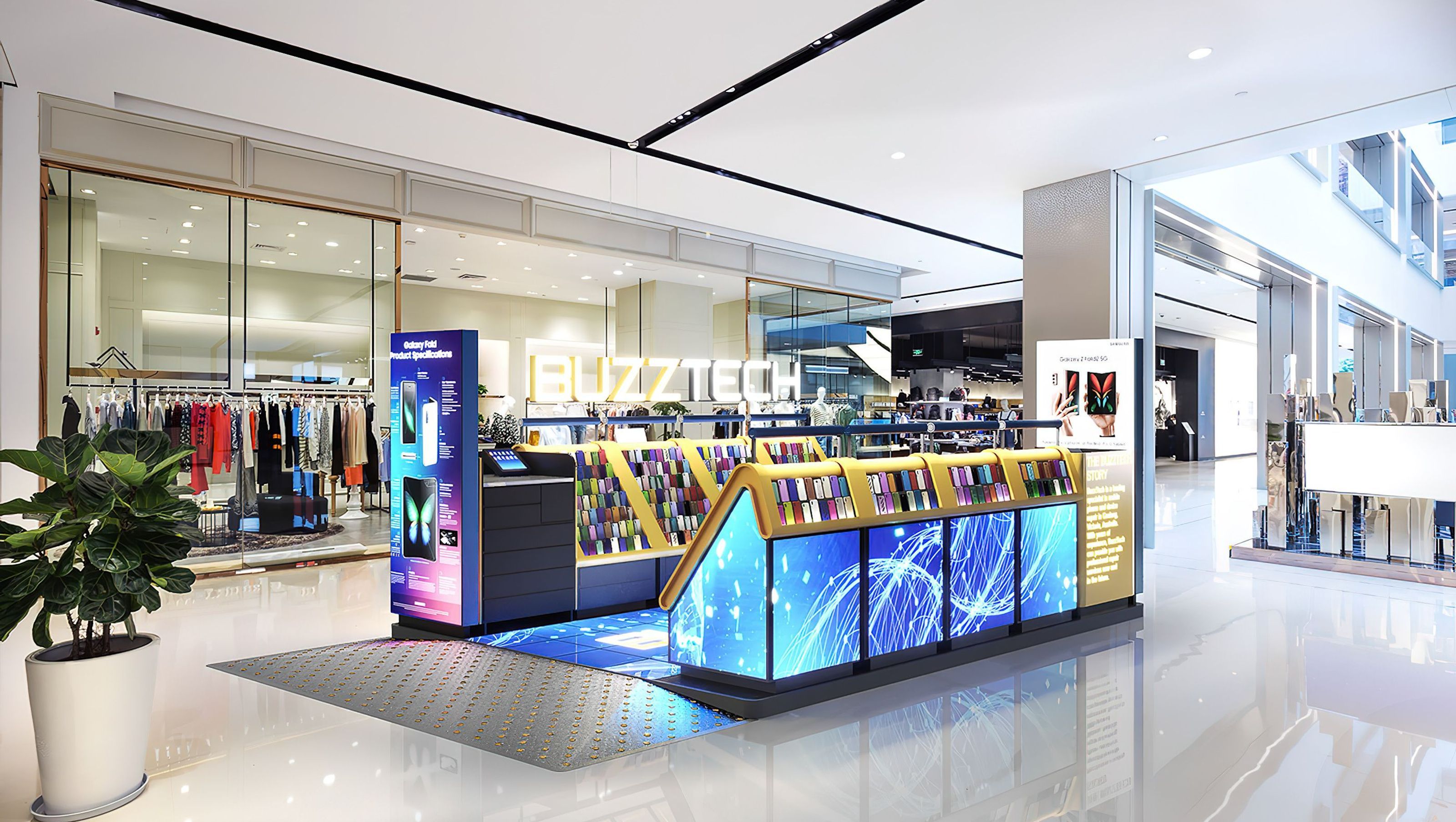 Buzztech, Kiosk Design
